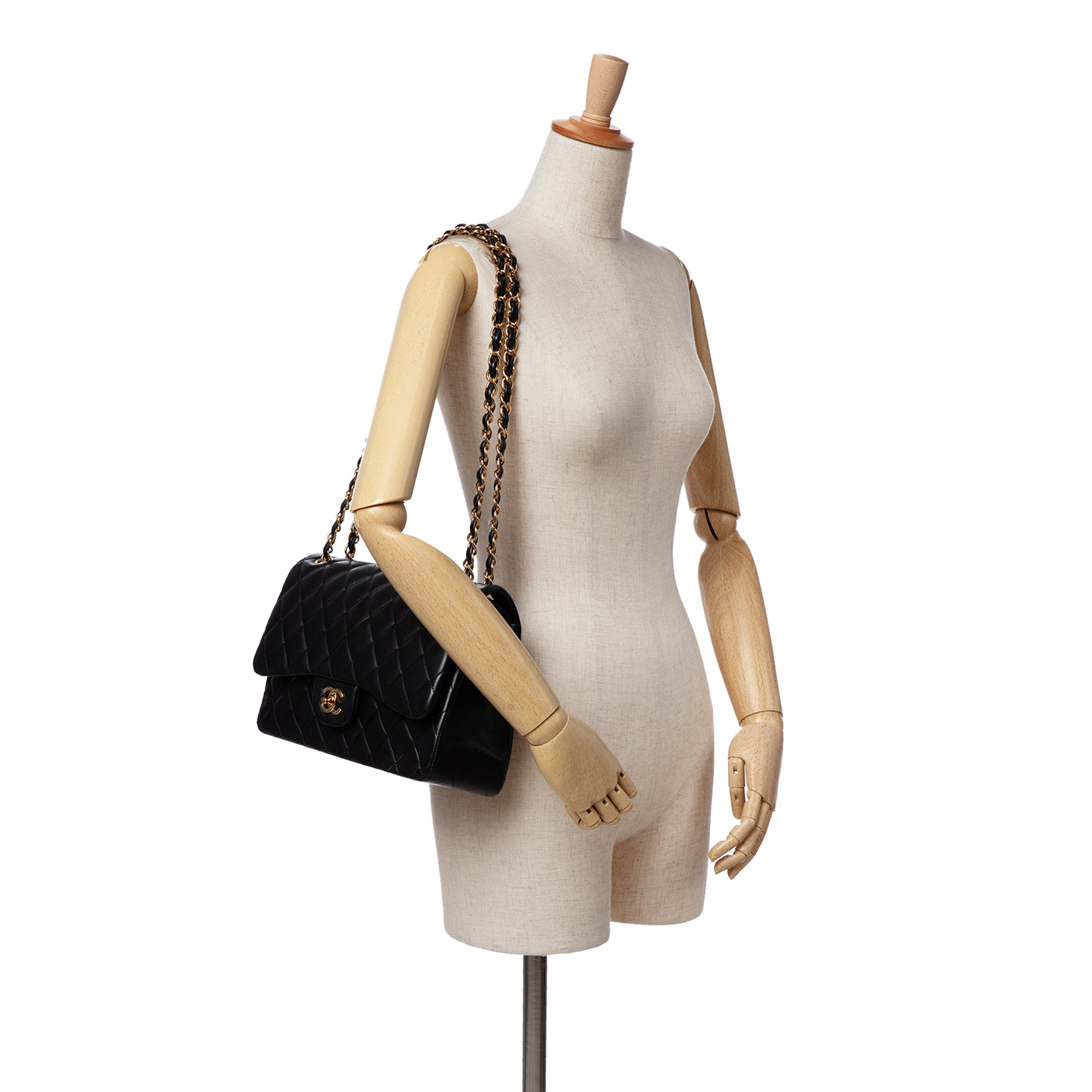 Chanel Chanel Classic Jumbo Agnello Nera Borse, Novità, Prodotti