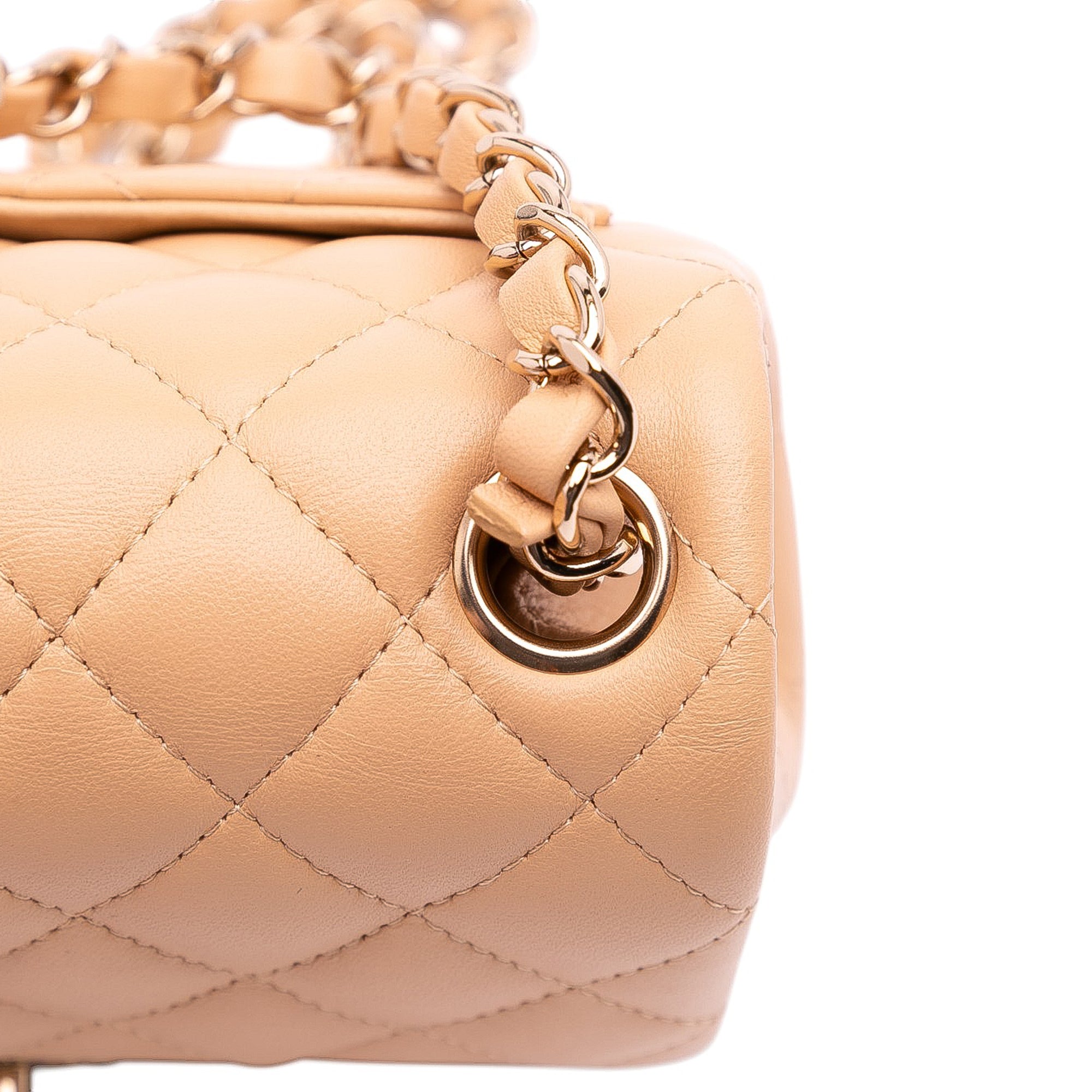 Chanel Chanel Mini Square Beige Borse, Novità, Prodotti