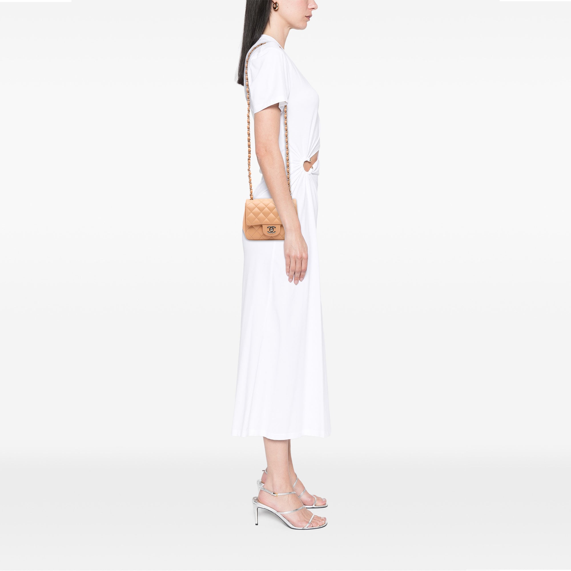 Chanel Chanel Mini Square Beige Borse, Novità, Prodotti