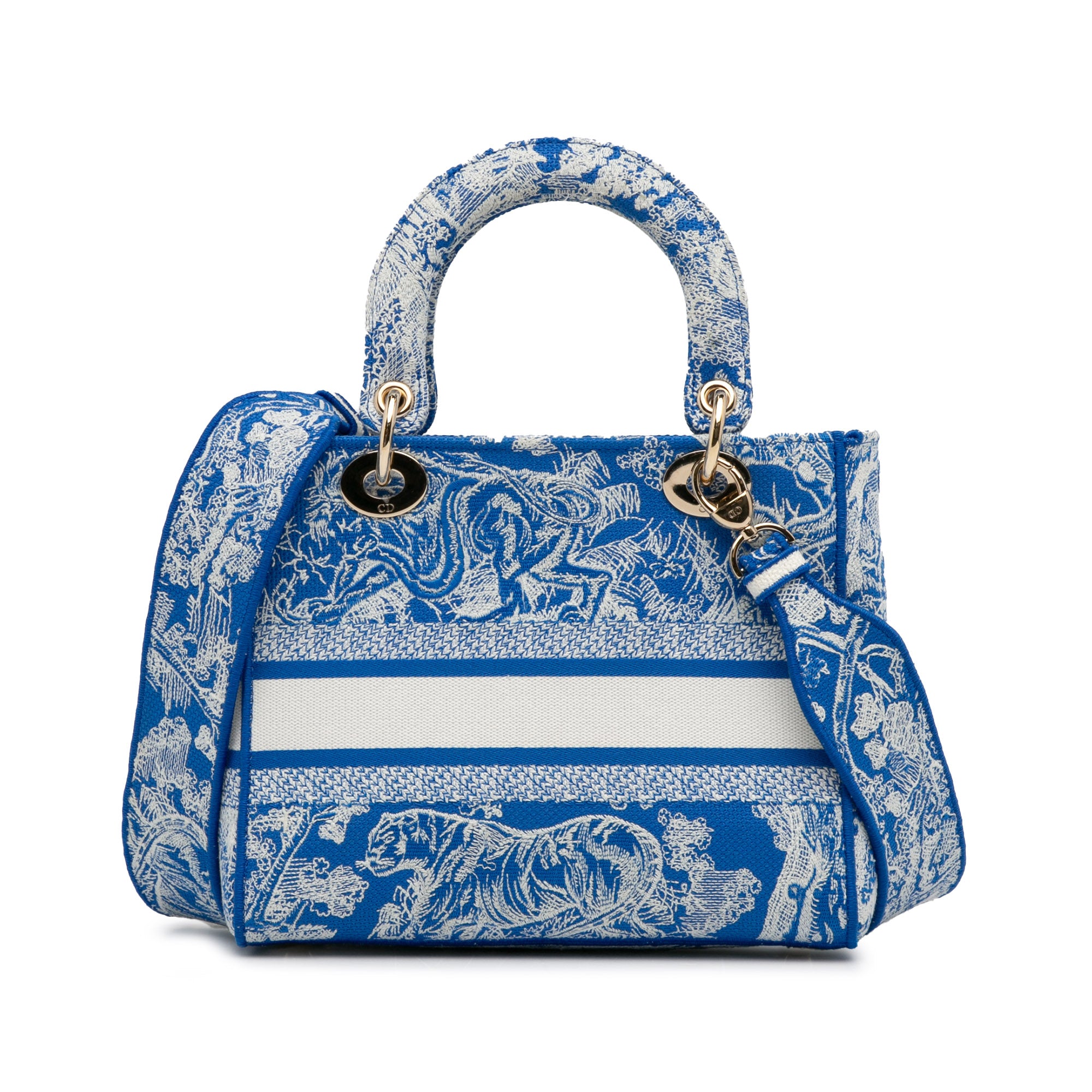 Dior Borsa Dior Lady D-lite Toile de Jouy media Borse