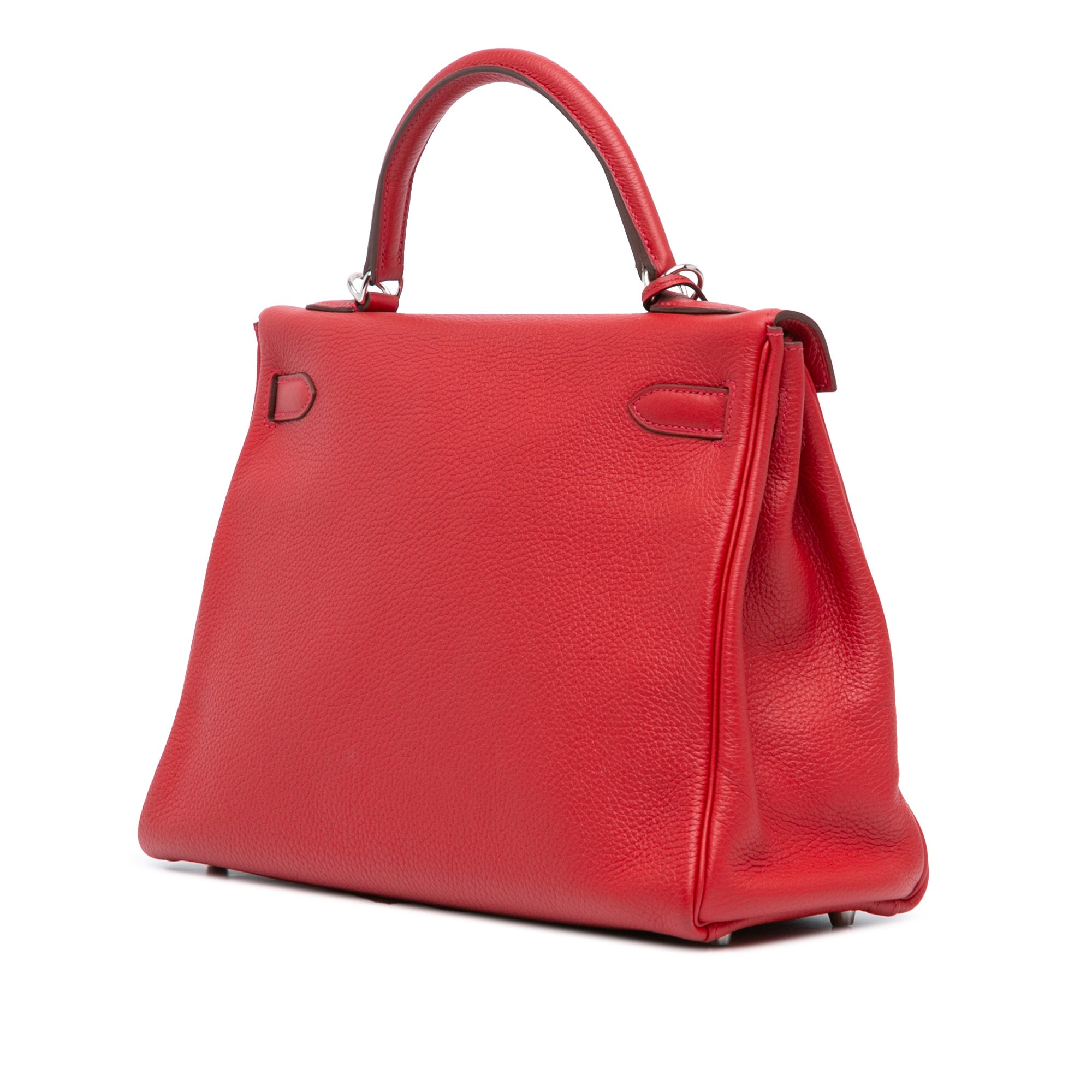 Hermès Hermès Kelly 32 togo Rouge Casaque Borse
