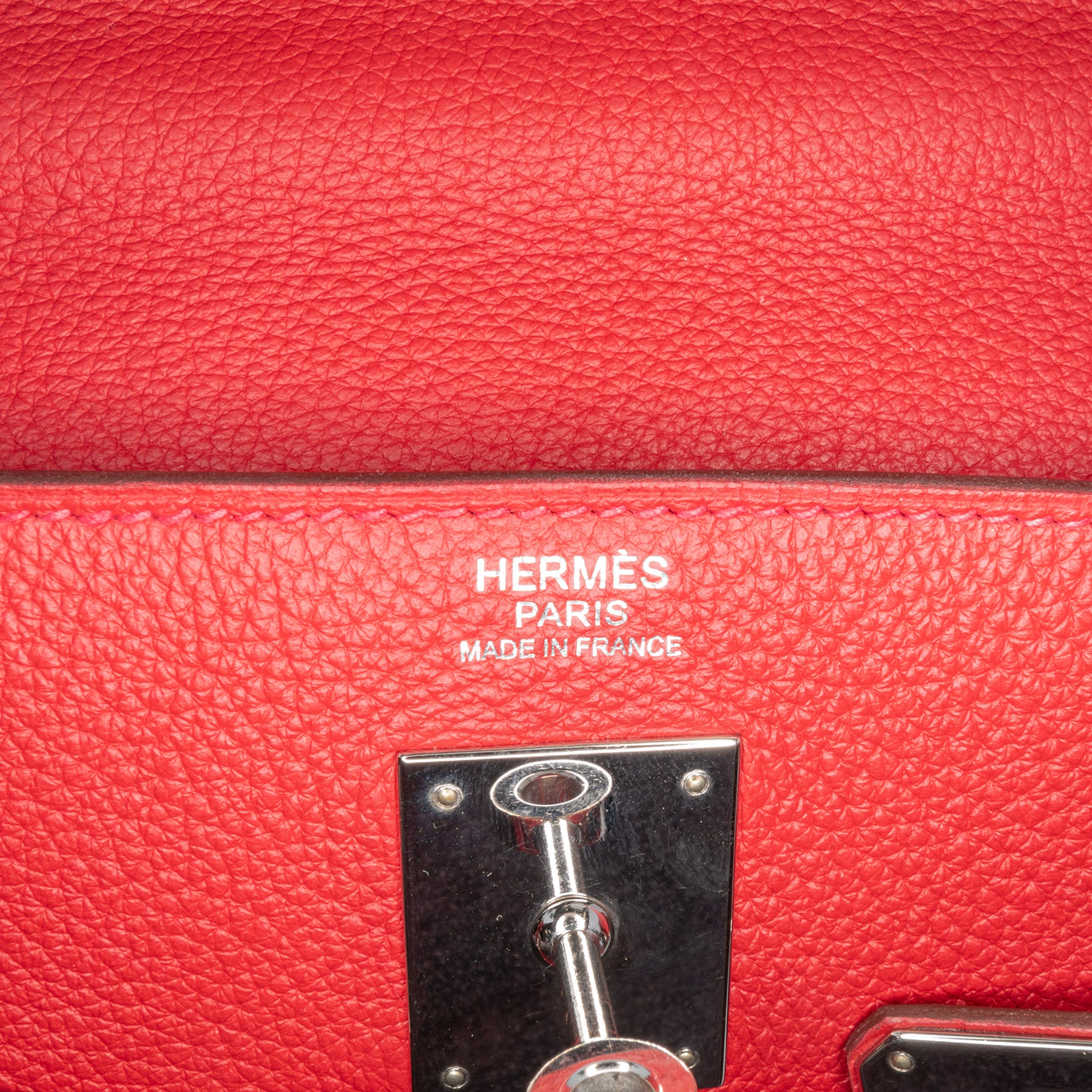 Hermès Hermès Kelly 32 togo Rouge Casaque Borse