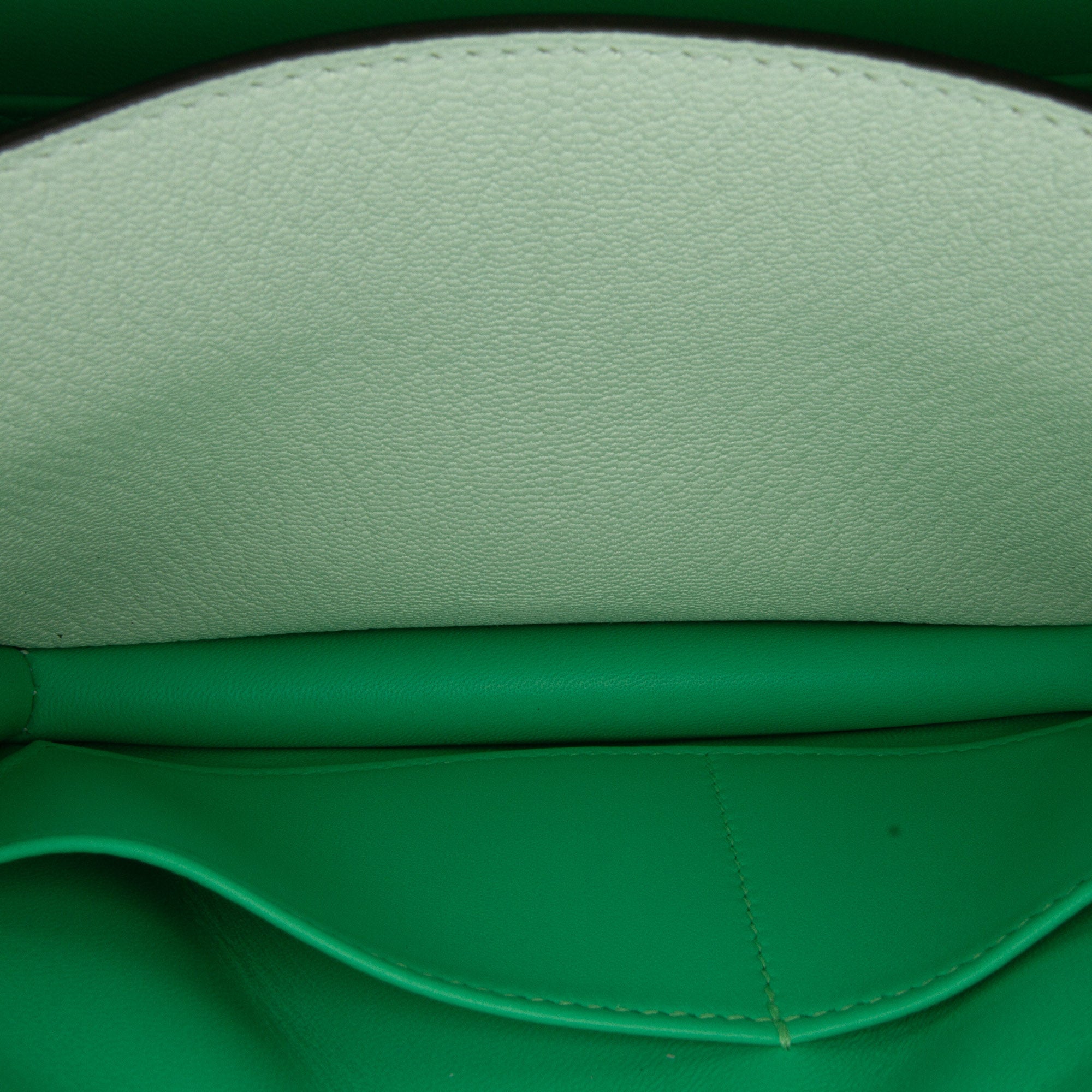 Hermès Borsa Hermès Mini Constance 18 Mirror Chevrè Verso Vert frizz Borse