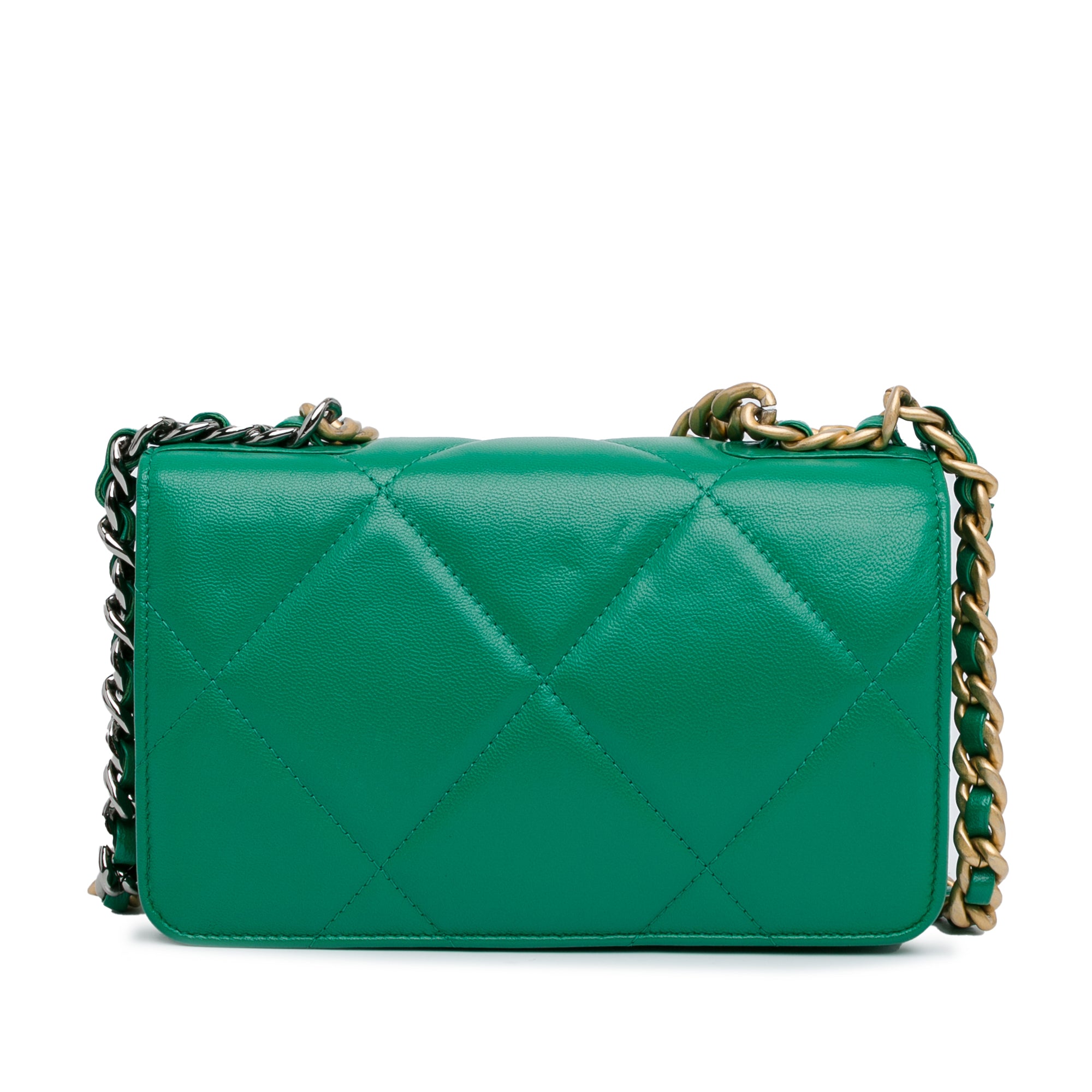 Chanel Borsa Chanel 19 Woc verde Borse