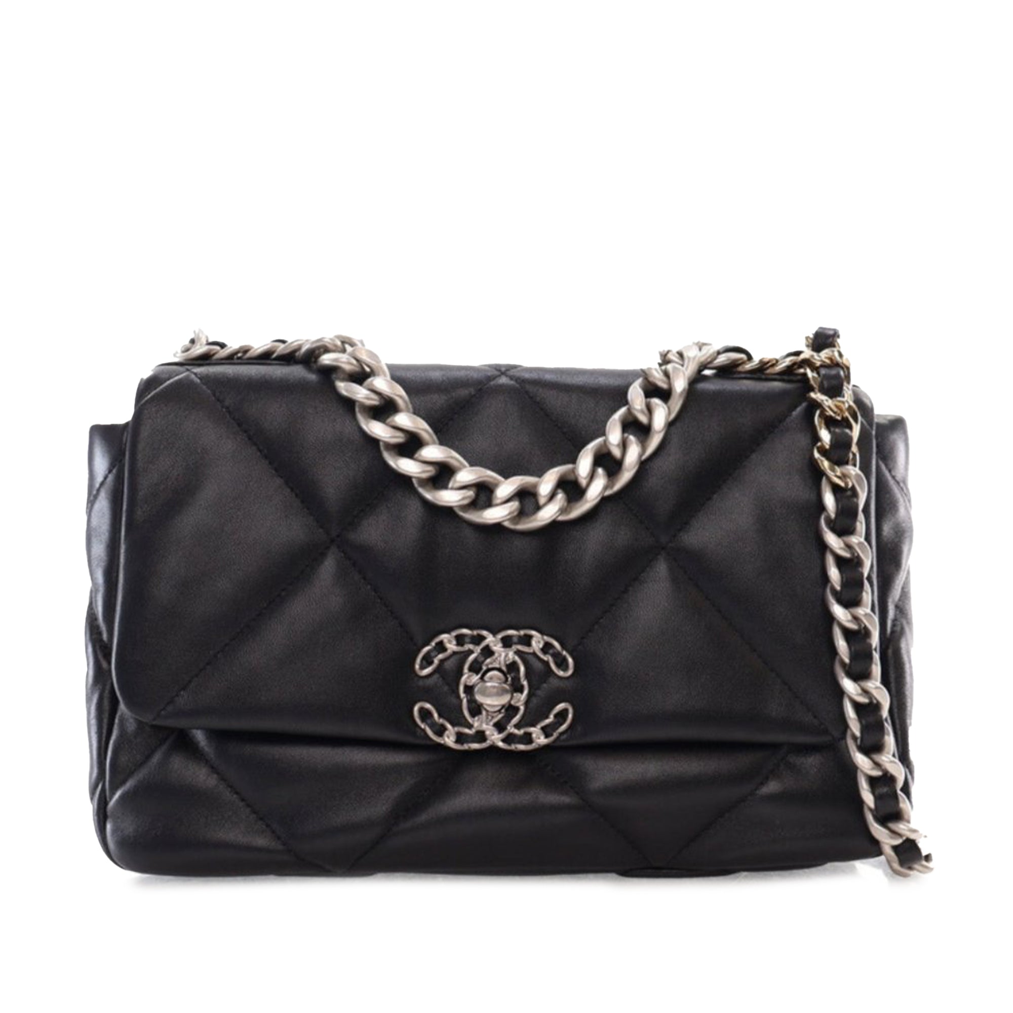 Chanel Borsa Chanel 19 media Nero Phw Borse