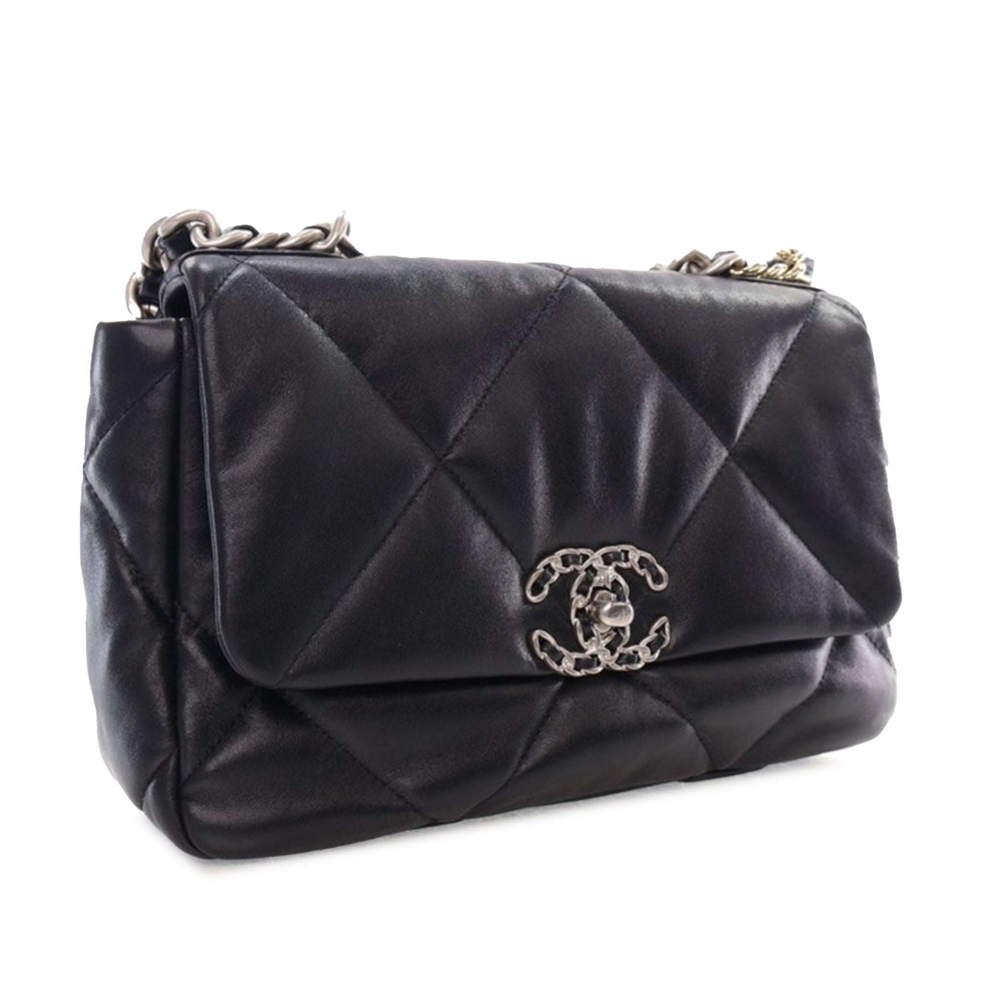 Chanel Borsa Chanel 19 media Nero Phw Borse
