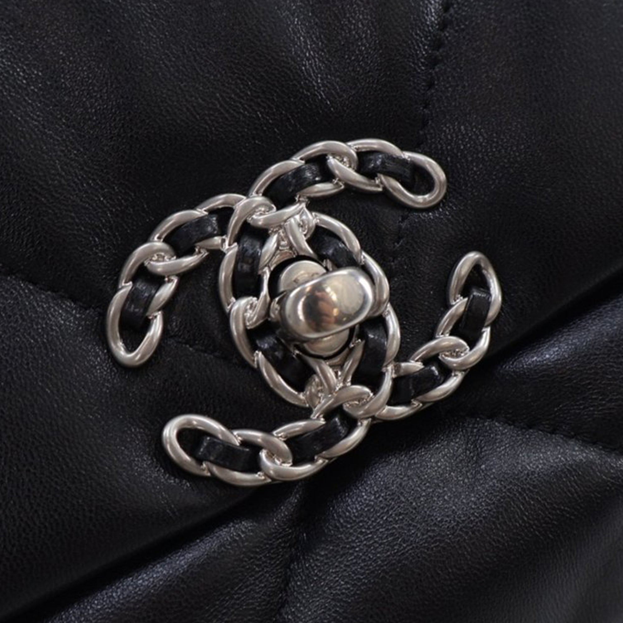Chanel Borsa Chanel 19 media Nero Phw Borse
