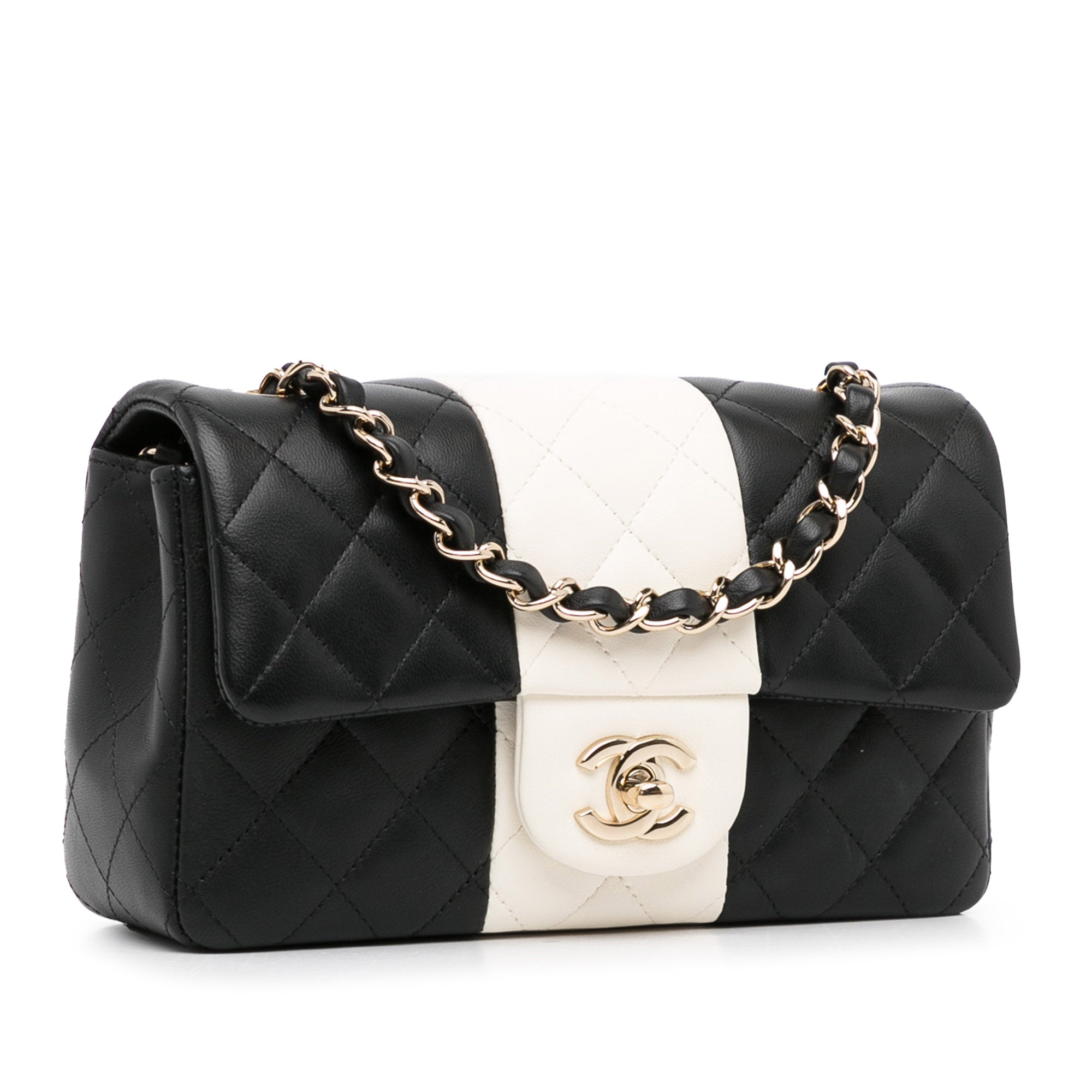 Chanel Borsa Chanel Mini Rectangular Bicolor Borse
