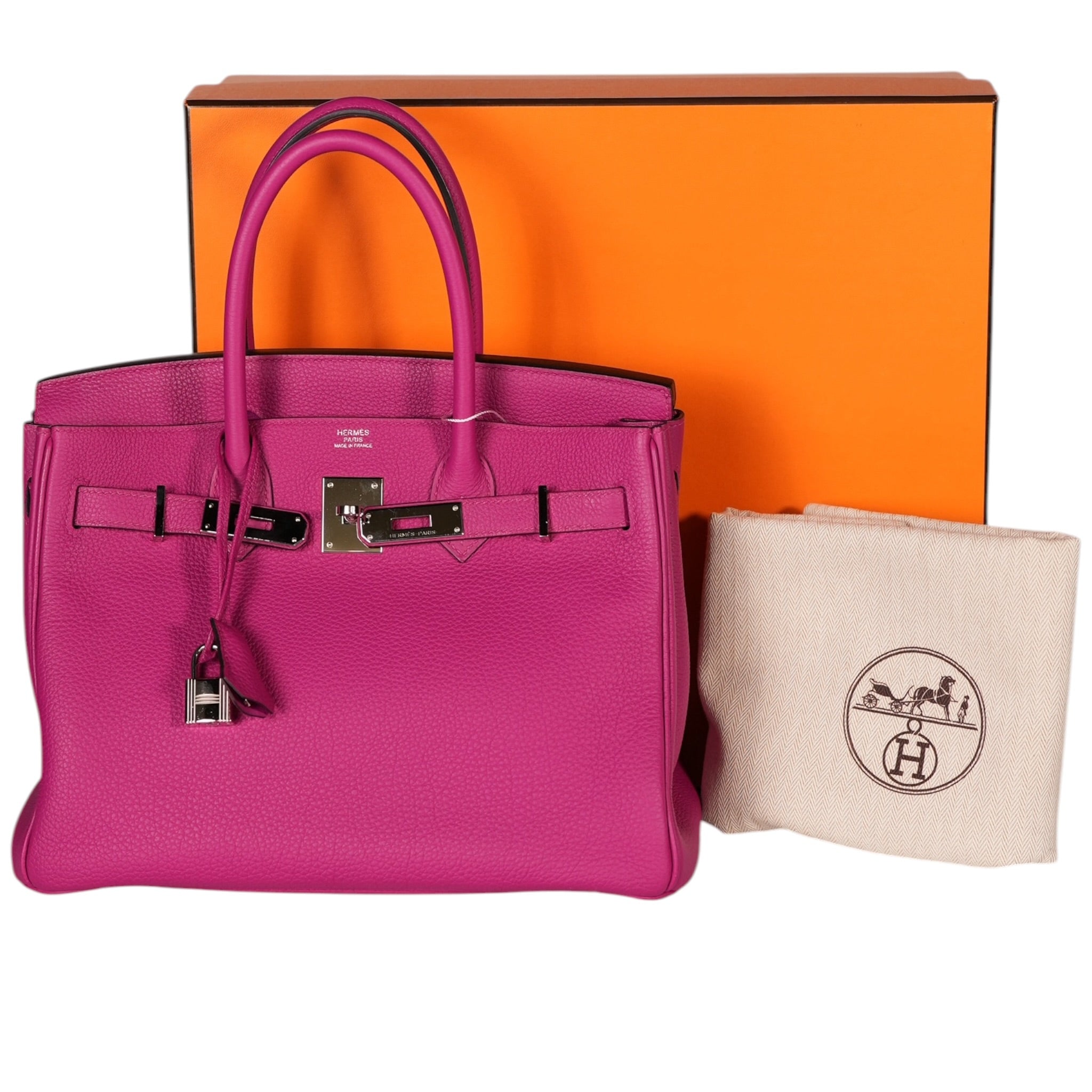 Hermès Birkin 30 Togo Rose Pourpre Phw Borse, Novità, Prodotti