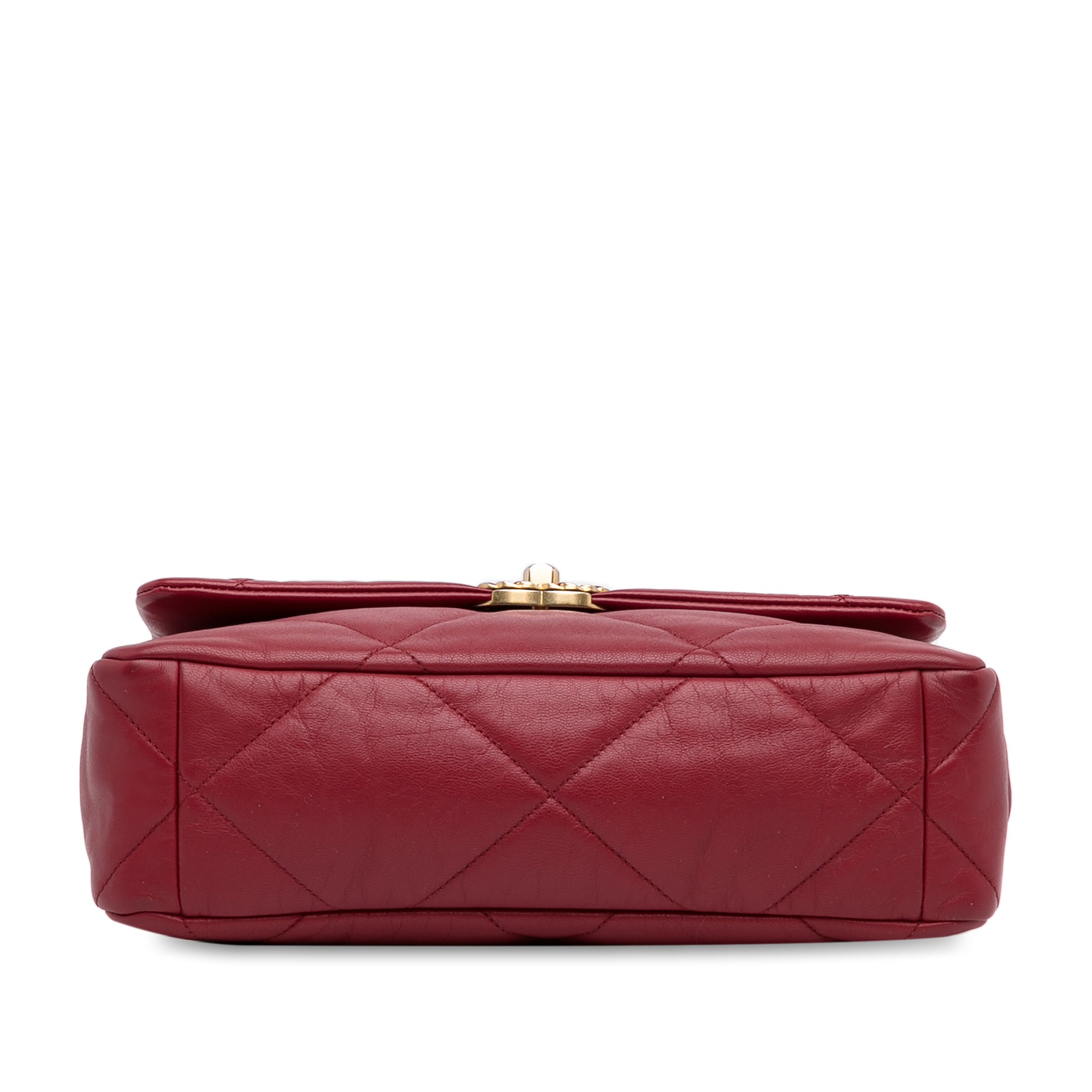 Chanel Borsa Chanel 19 Grande Rosso Borse