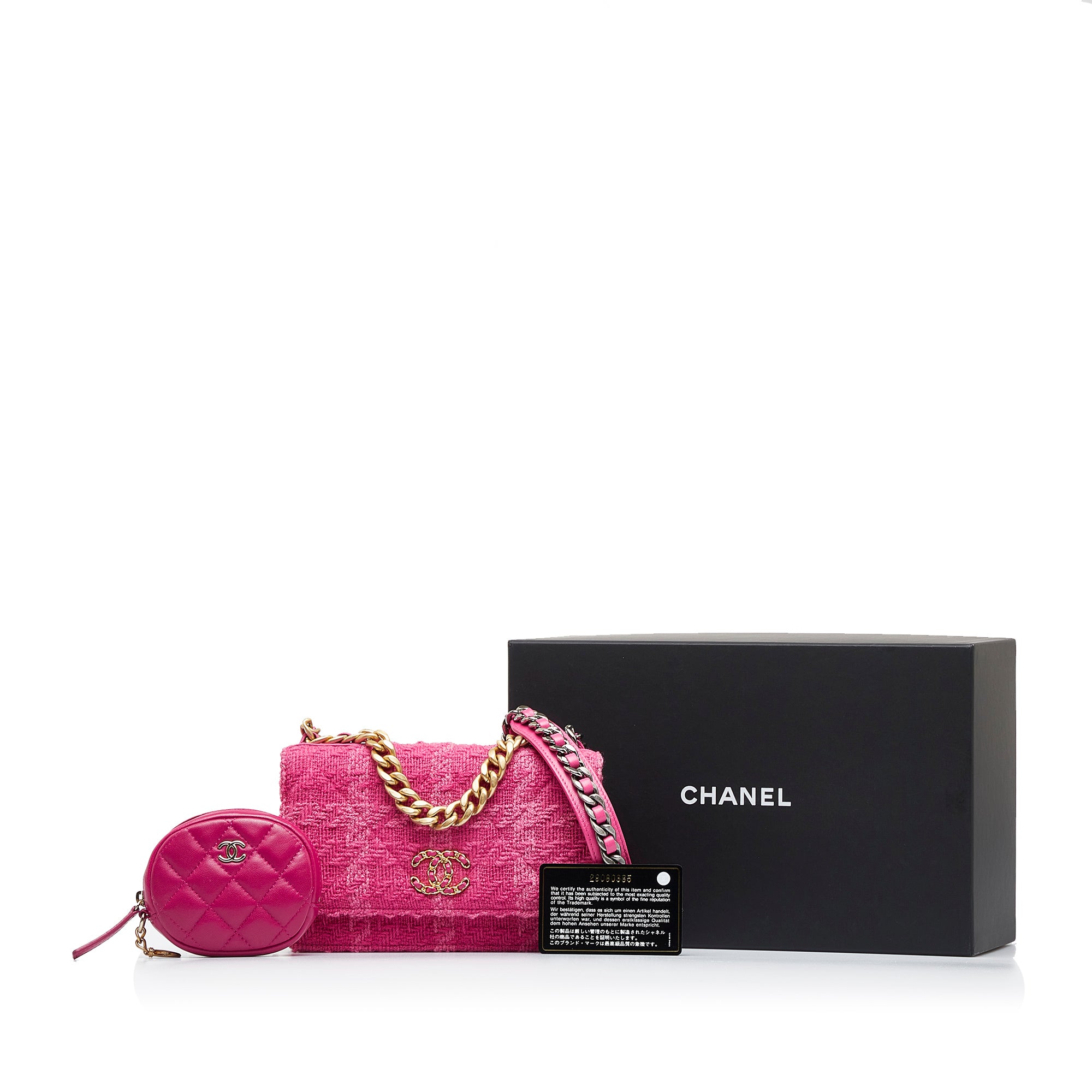Chanel Borsa Chanel 19 Woc Tweed Borse
