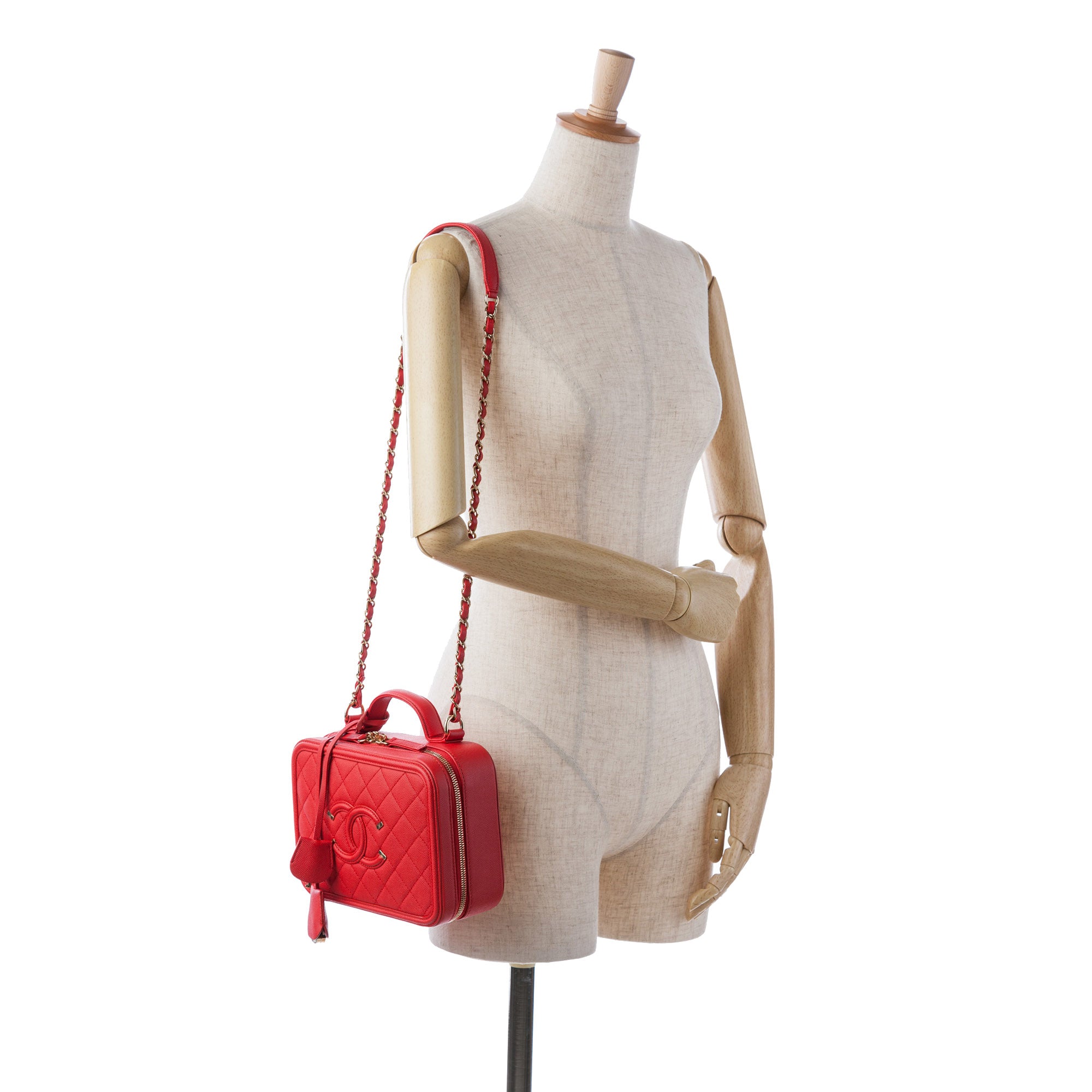 Chanel Borsa Chanel Vanity CC filgree Borse