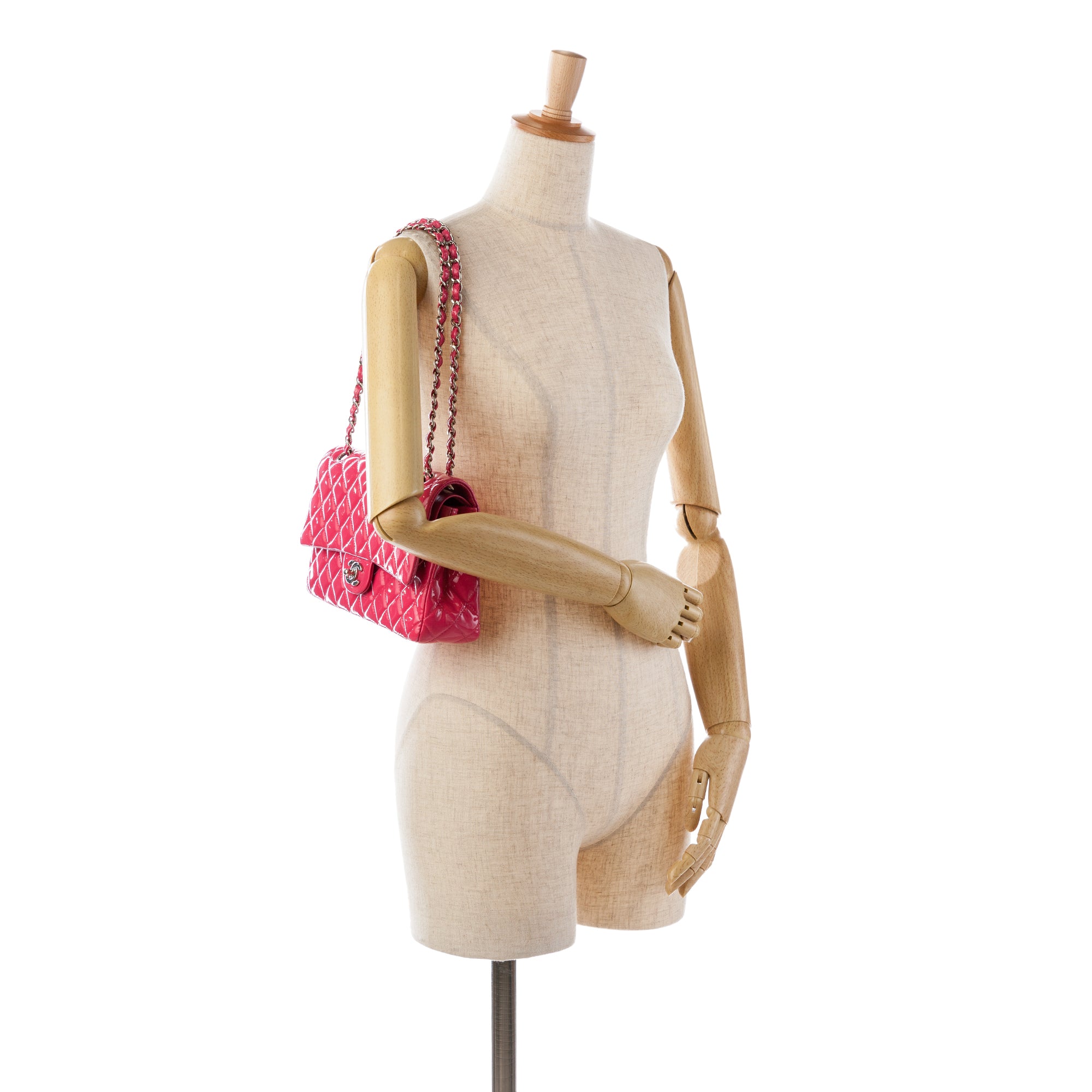 Chanel Borsa Chanel Timeless Classic media Patent Borse