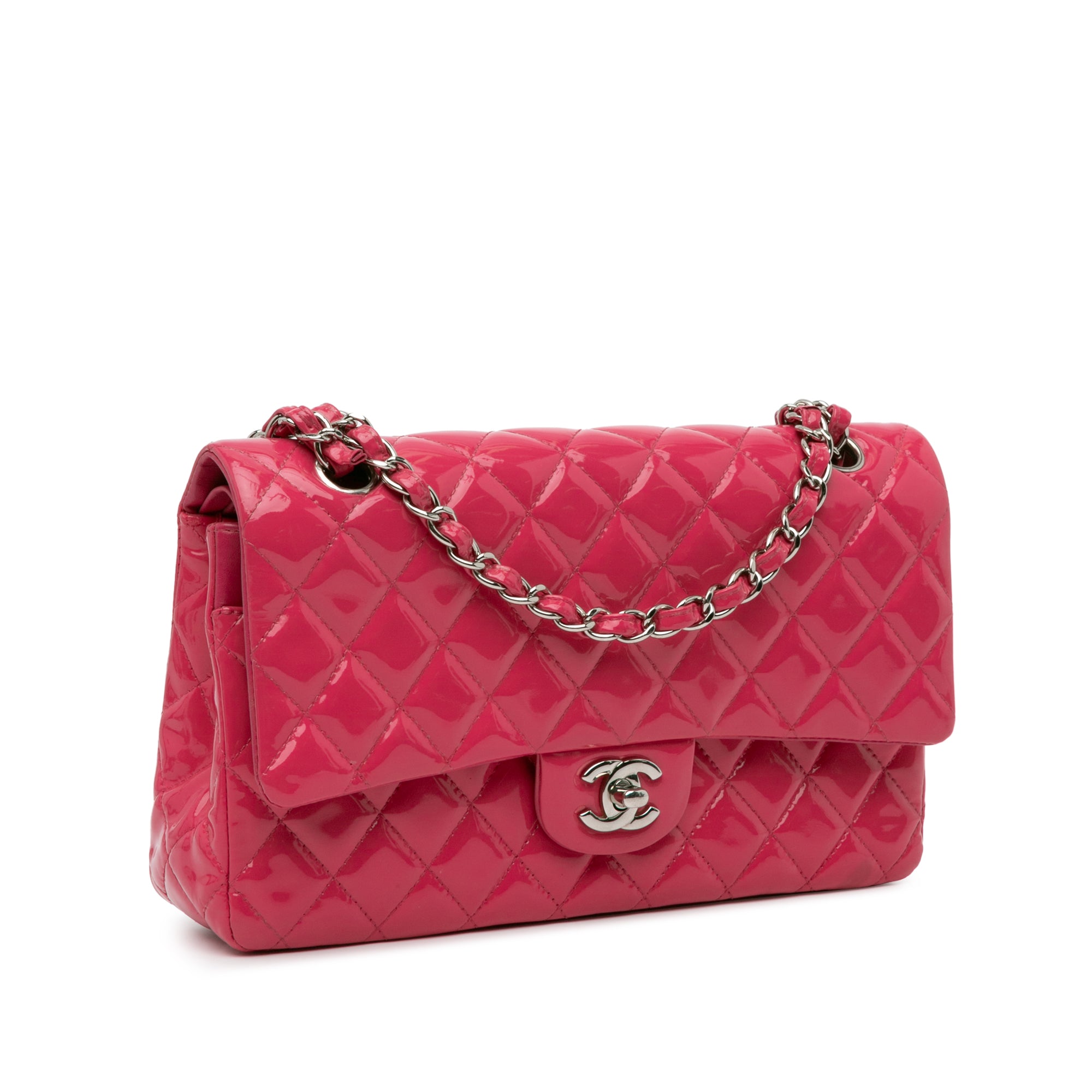Chanel Borsa Chanel Timeless Classic media Patent Borse