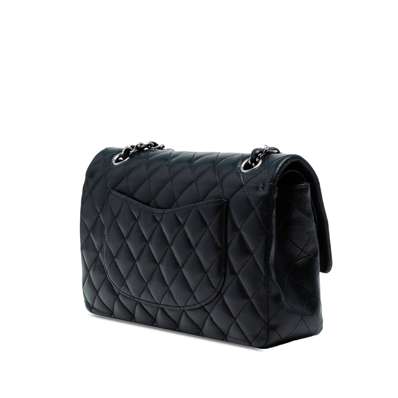 OTTIME CONDIZIONI Chanel Classic Flap Media Nera in Agnello Borse, Novità, Prodotti