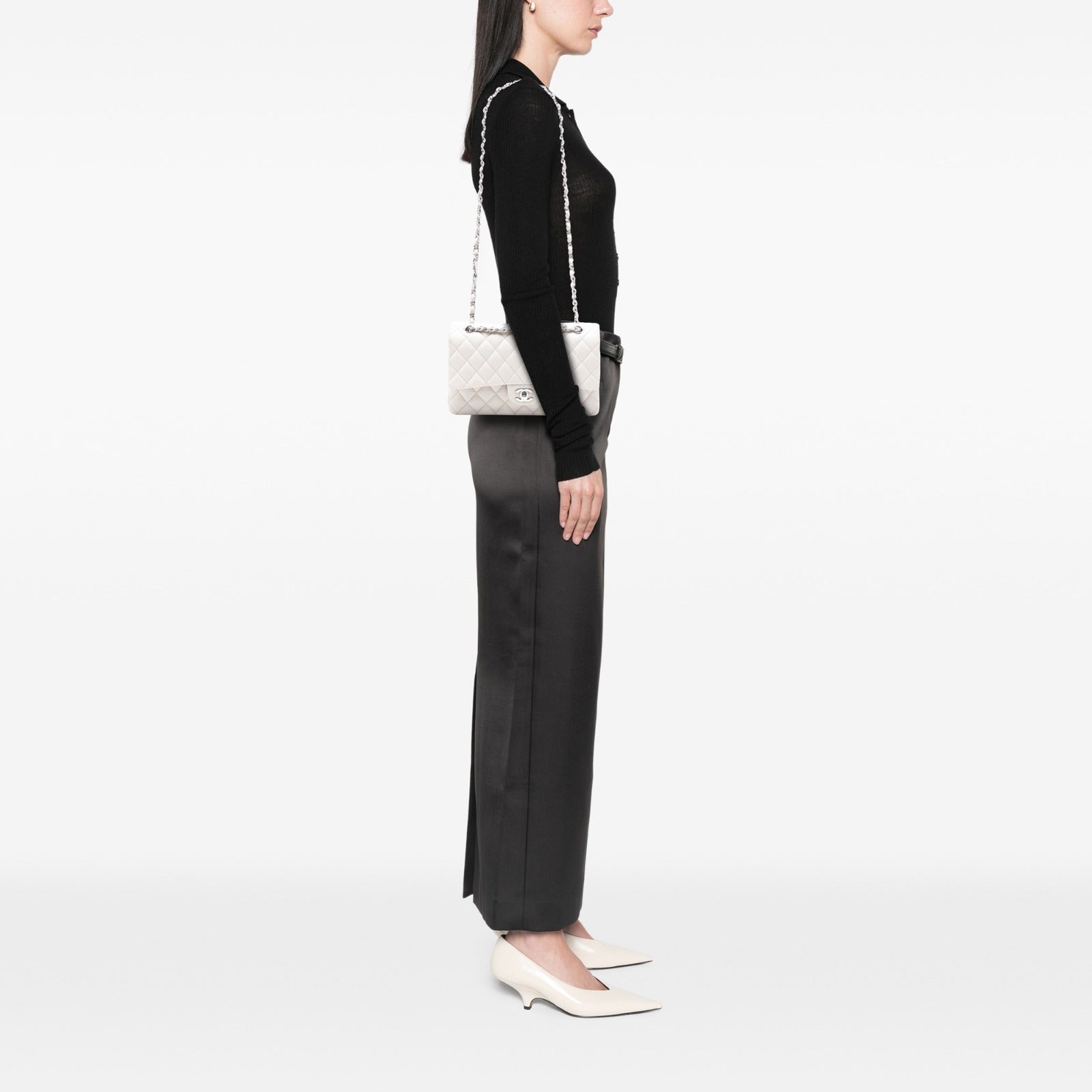 Chanel Chanel Classic 11.12 Media Caviar Borse, Novità, Prodotti