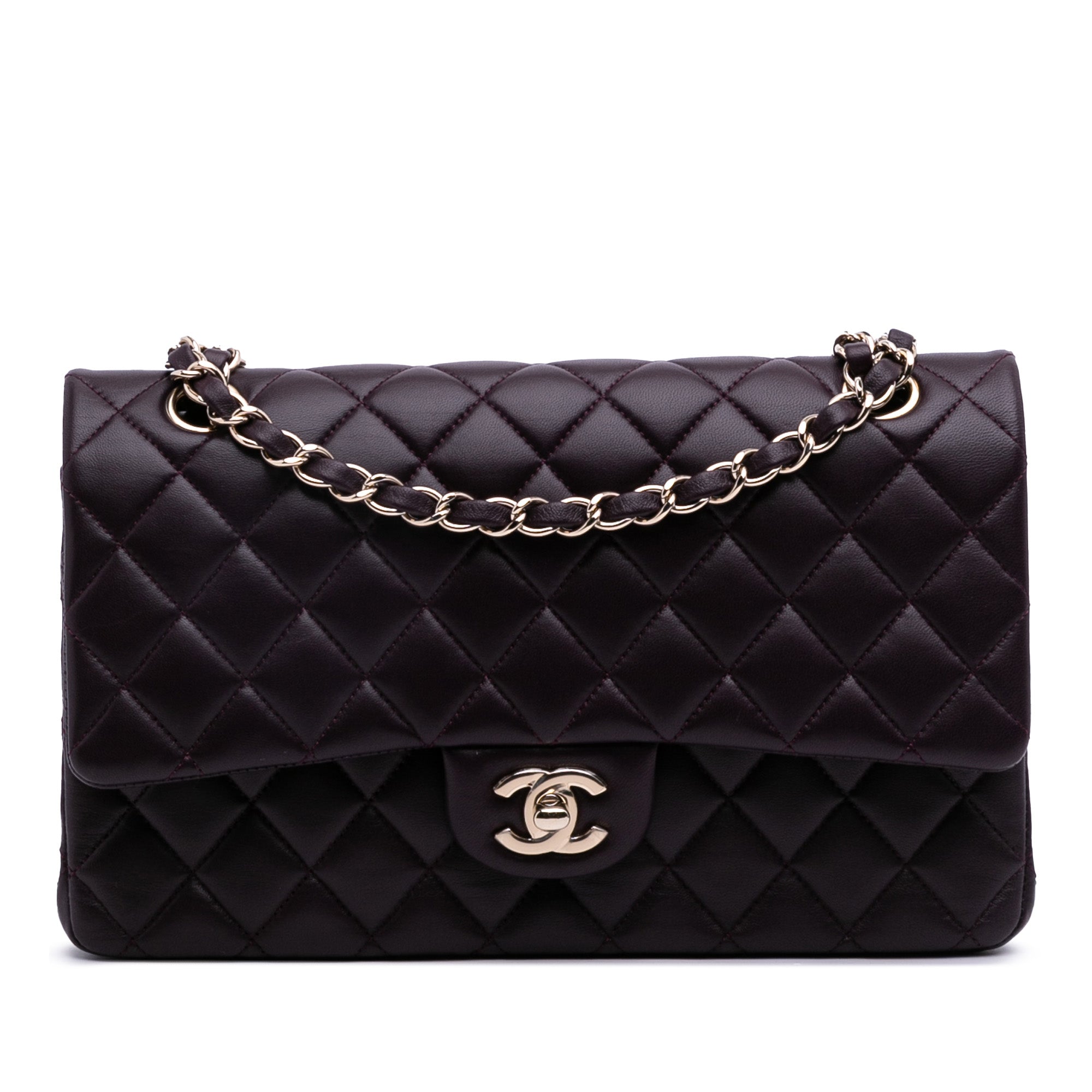Chanel Chanel Timeless Media Agnello Purple Borse, Novità, Prodotti