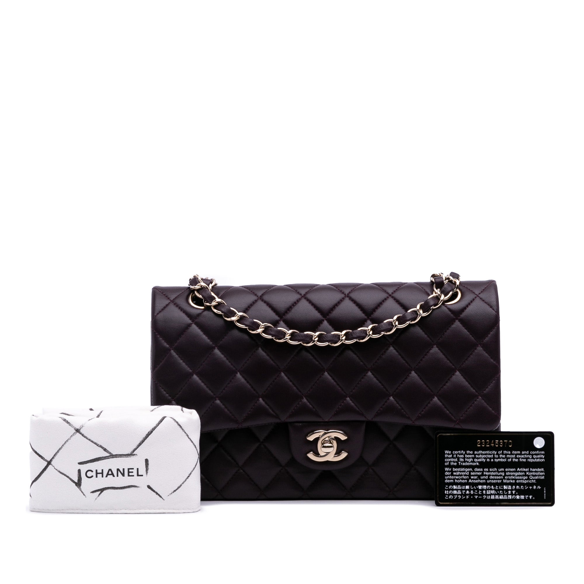Chanel Chanel Timeless Media Agnello Purple Borse, Novità, Prodotti