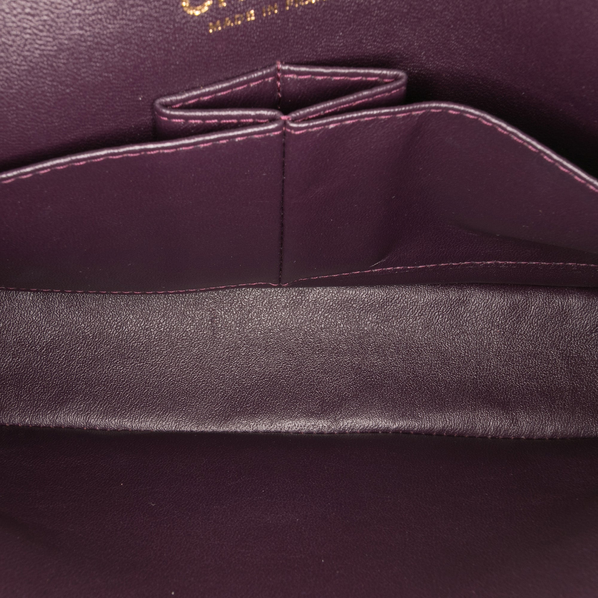 Chanel Chanel Timeless Media Agnello Purple Borse, Novità, Prodotti