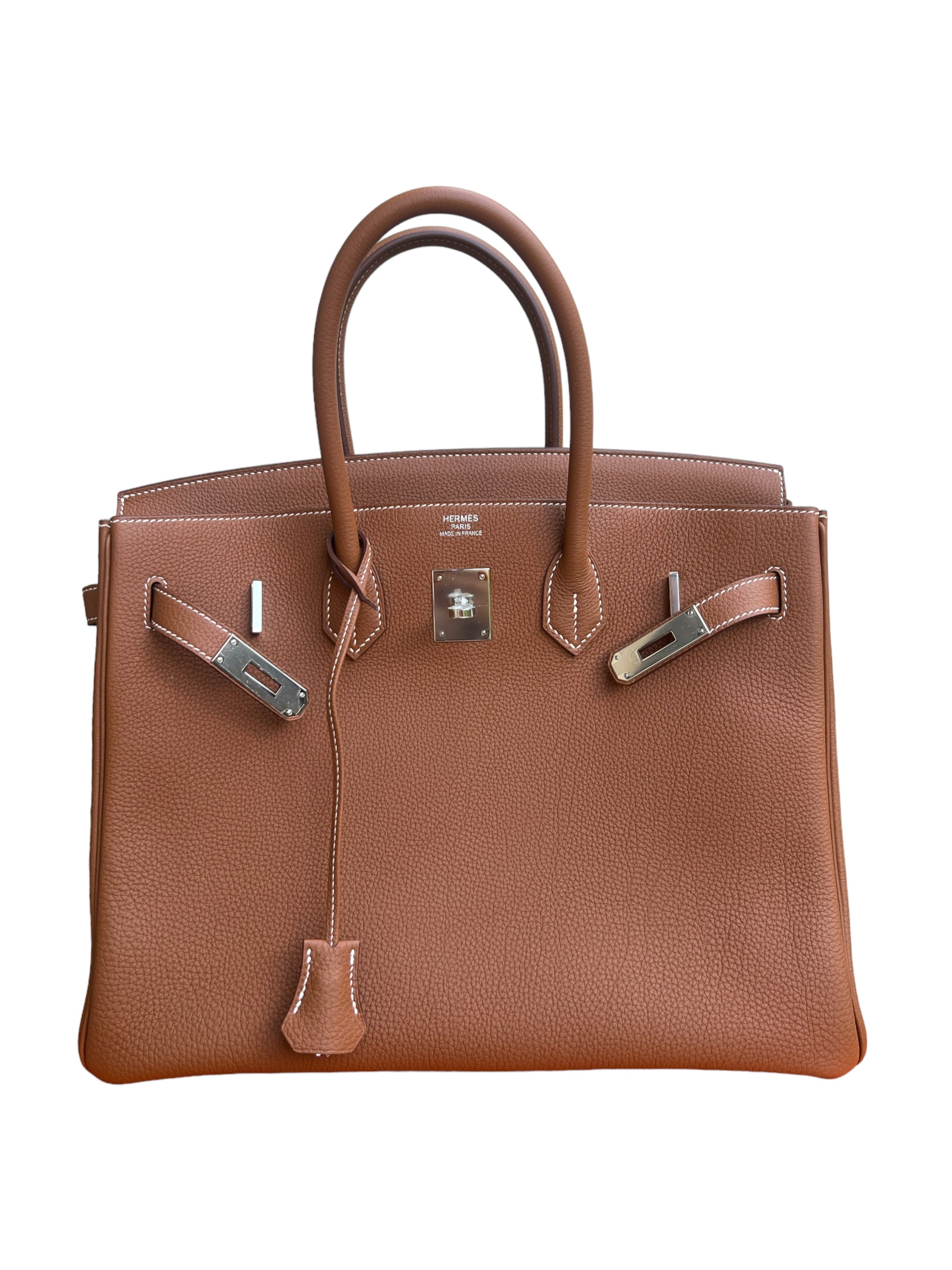 Hermès Borsa Hermès Birkin 35 Gold Togo Borse