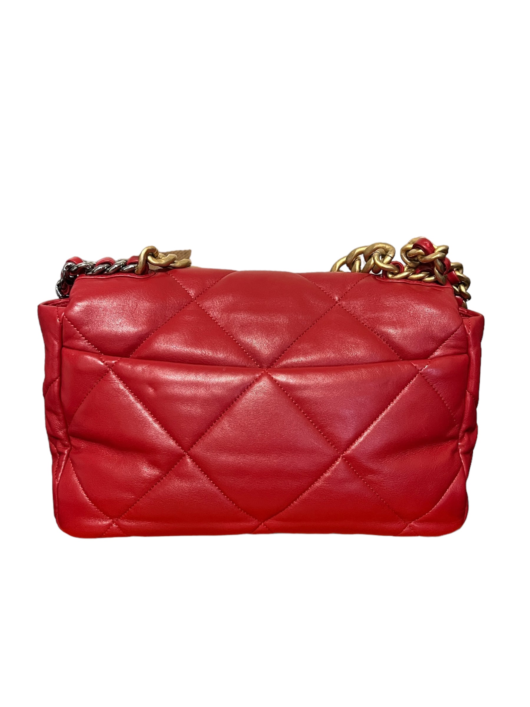 Chanel Borsa Chanel 19 Grande Rossa Borse