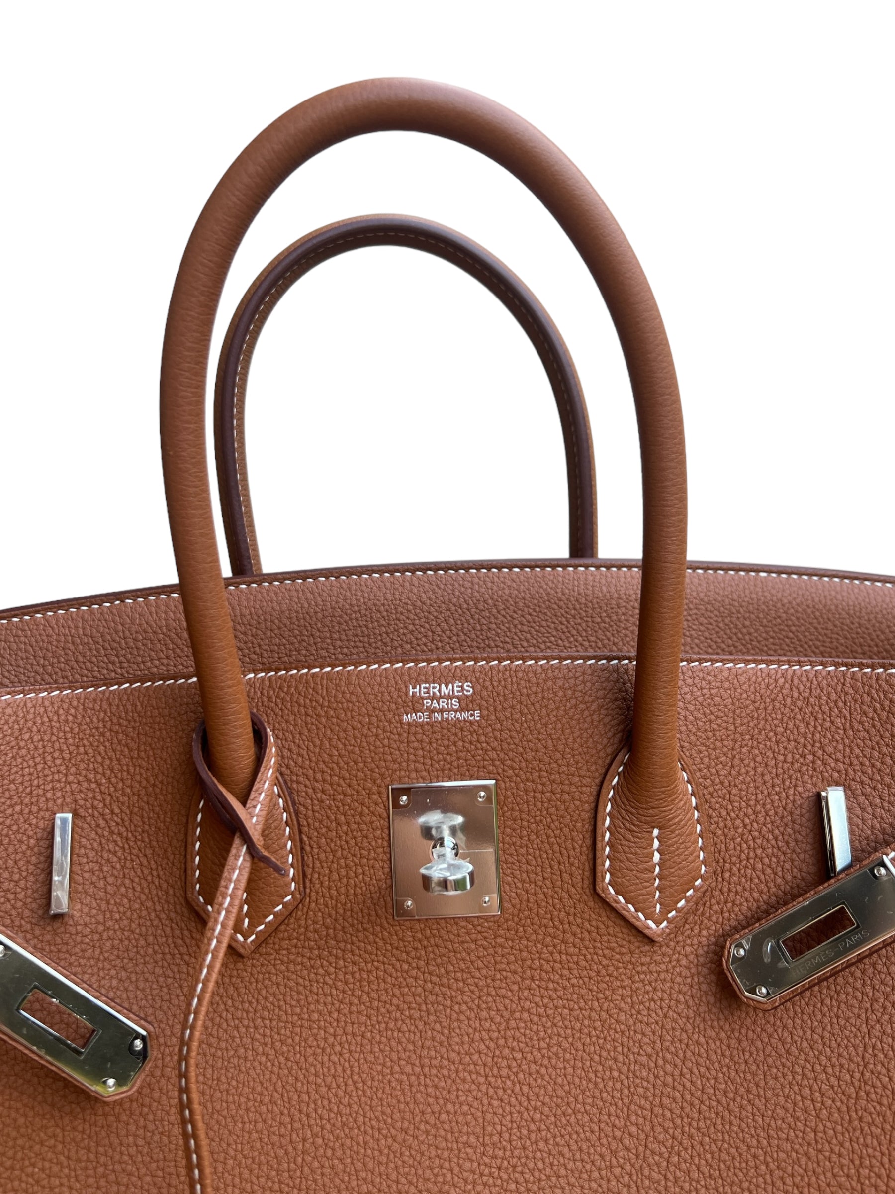 Hermès Borsa Hermès Birkin 35 Gold Togo Borse