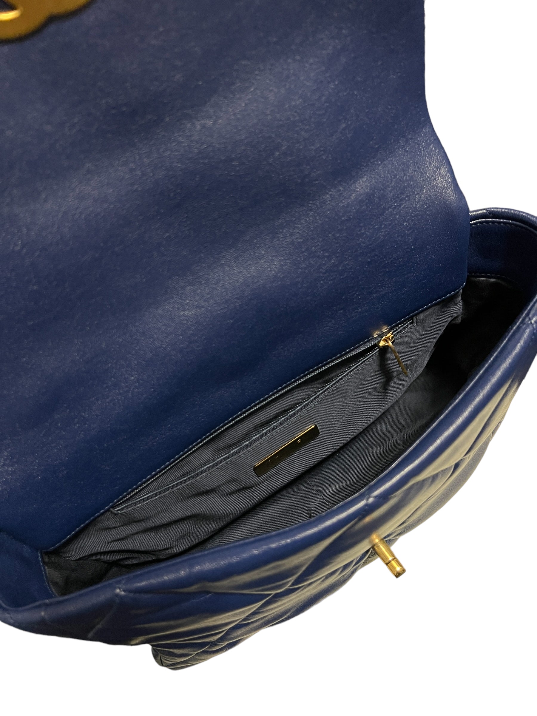 Chanel Borsa Chanel 19 Grande Blu Borse