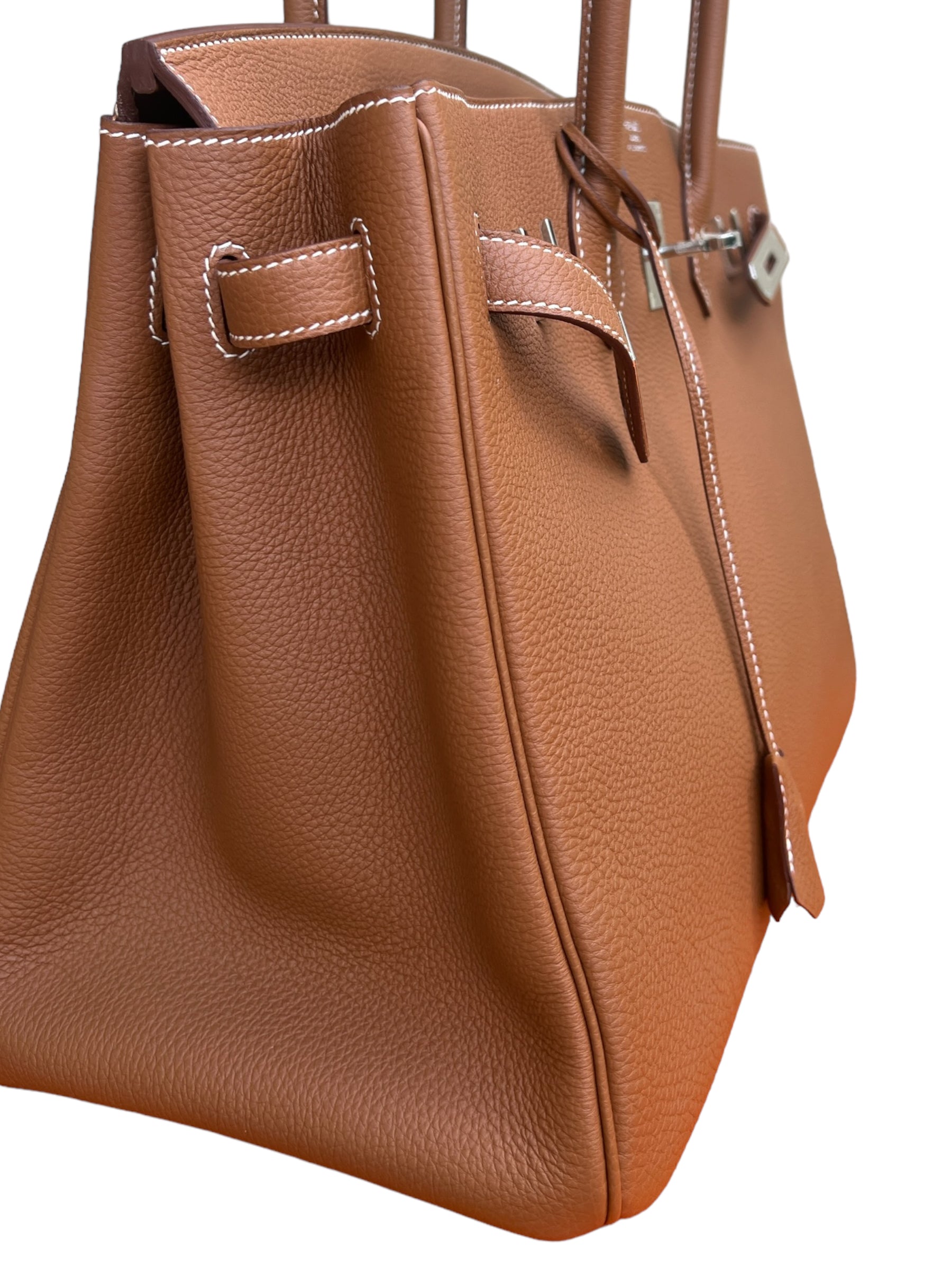 Hermès Borsa Hermès Birkin 35 Gold Togo Borse