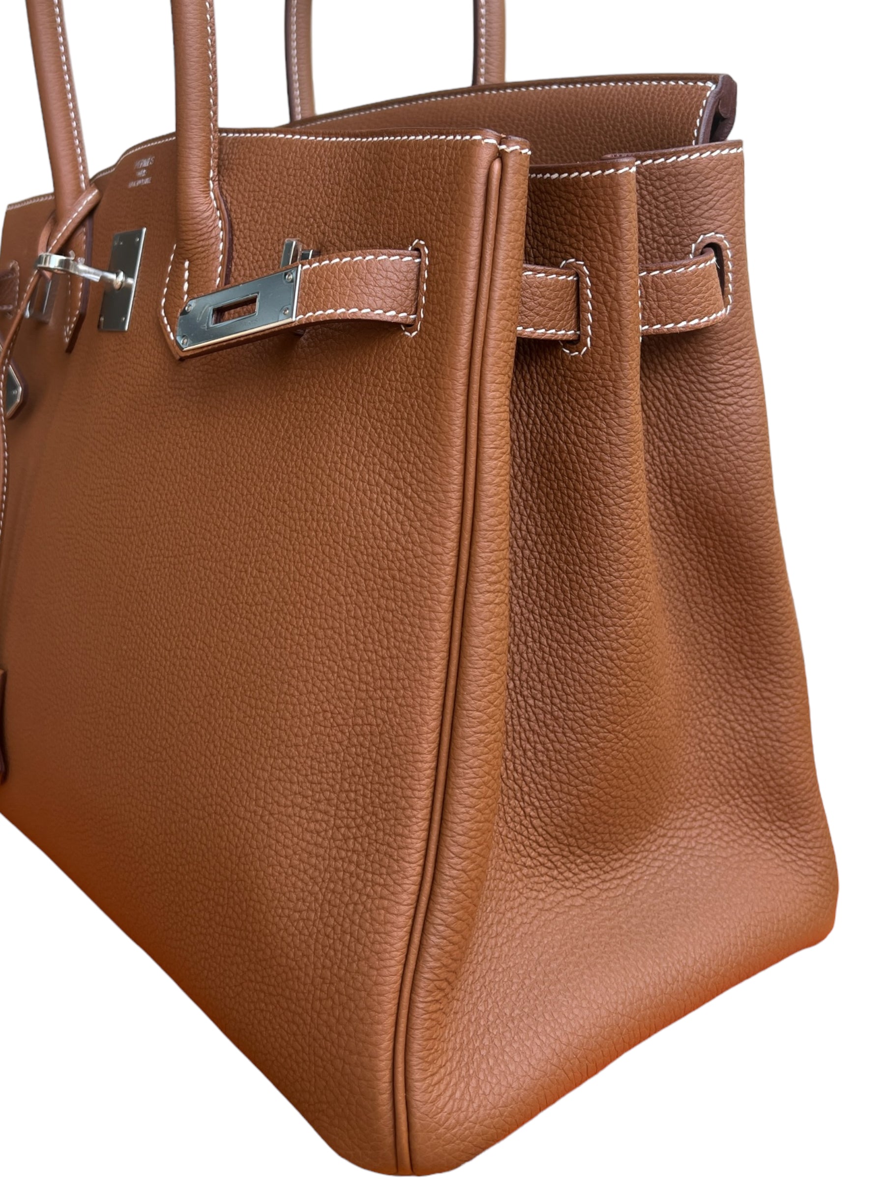 Hermès Borsa Hermès Birkin 35 Gold Togo Borse