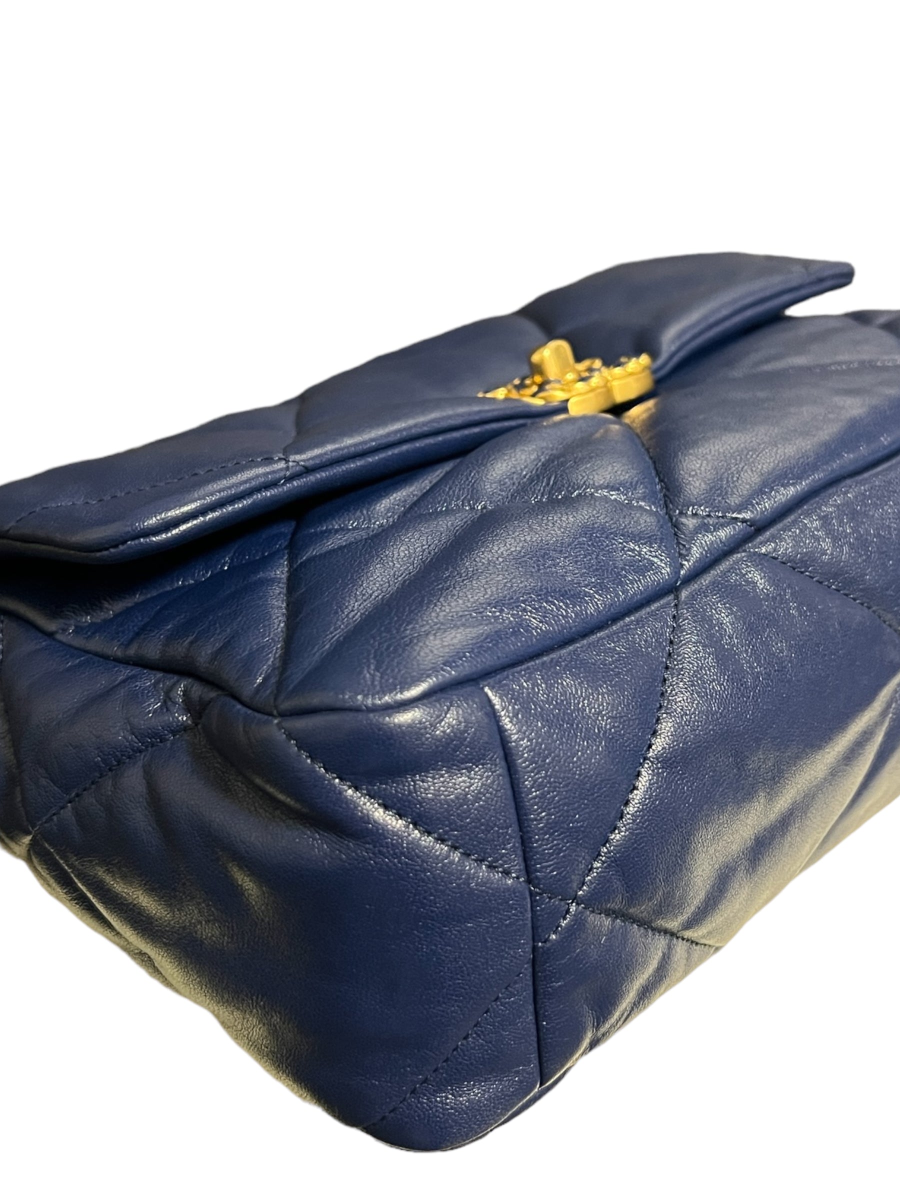 Chanel Borsa Chanel 19 Grande Blu Borse