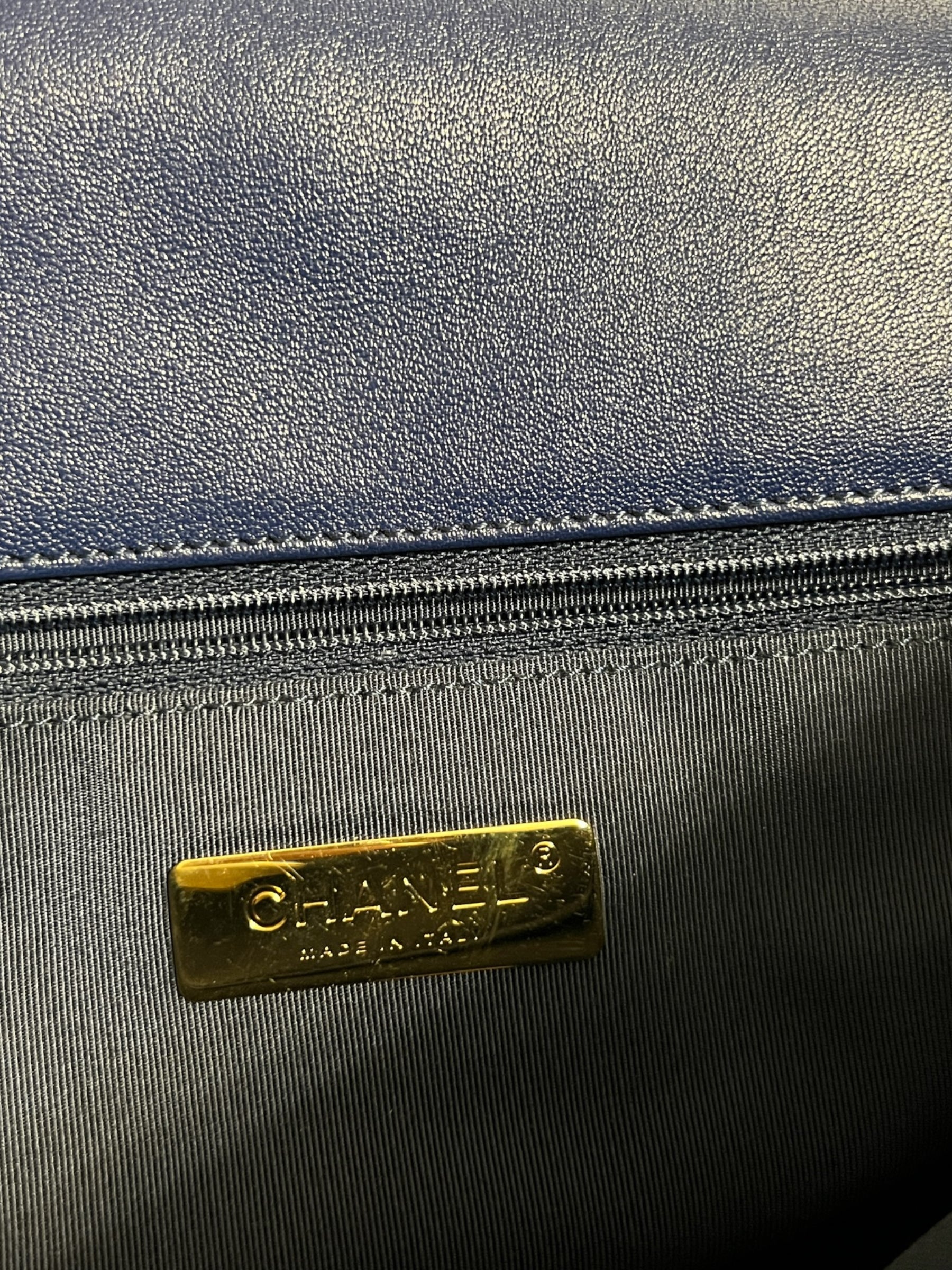 Chanel Borsa Chanel 19 Grande Blu Borse
