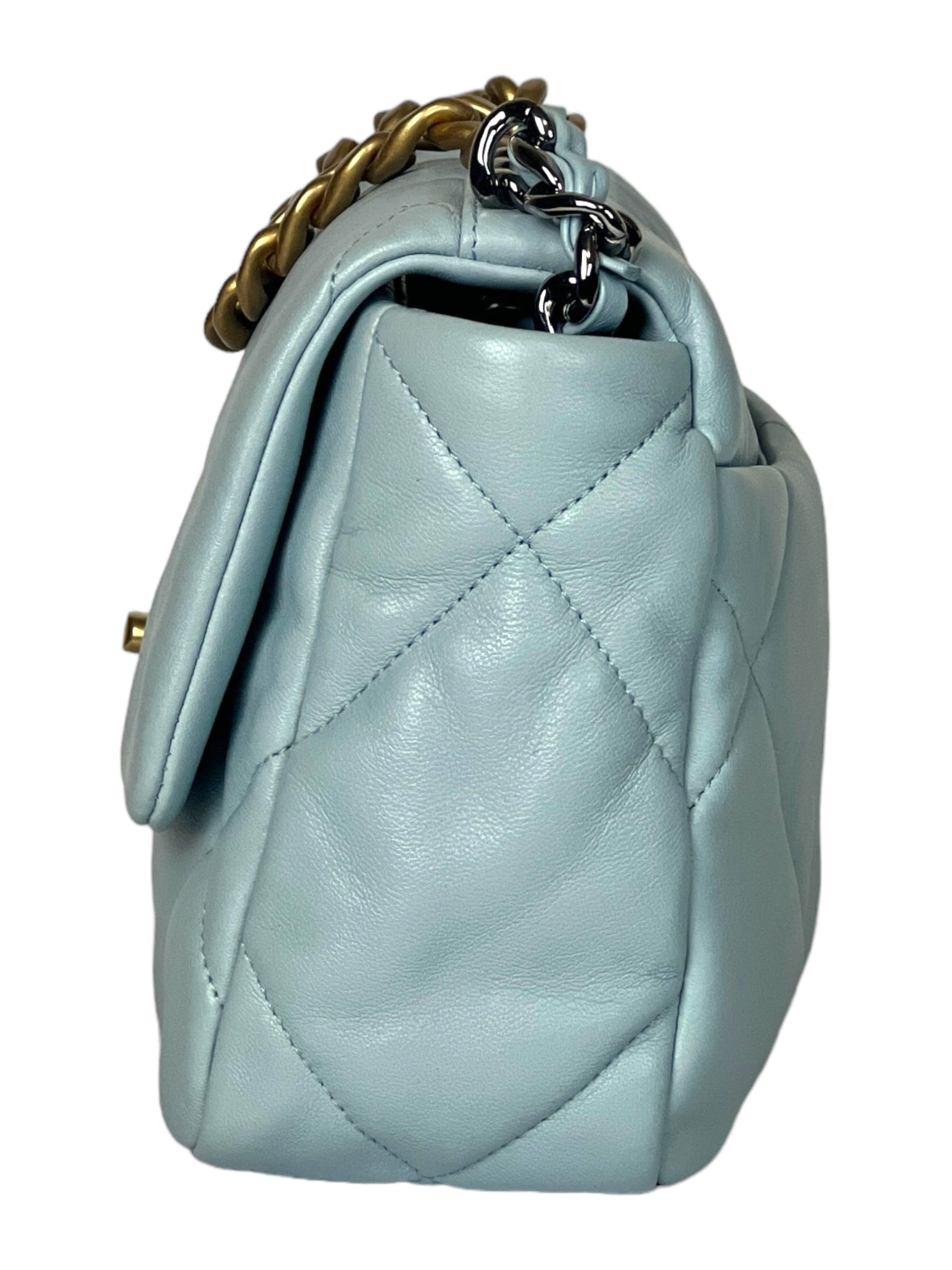 Chanel Borsa Chanel 19 Light Blue Borse