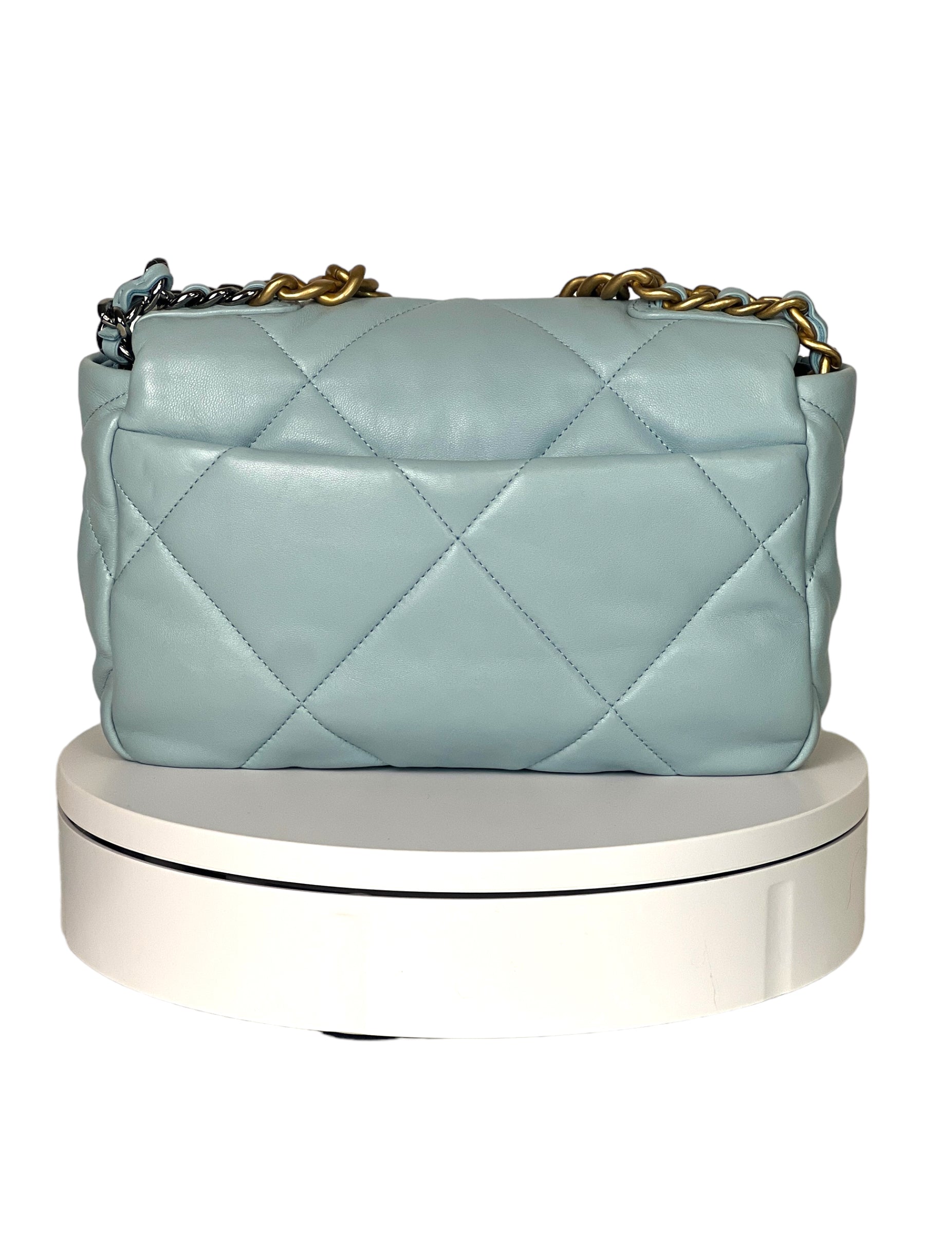 Chanel Borsa Chanel 19 Light Blue Borse