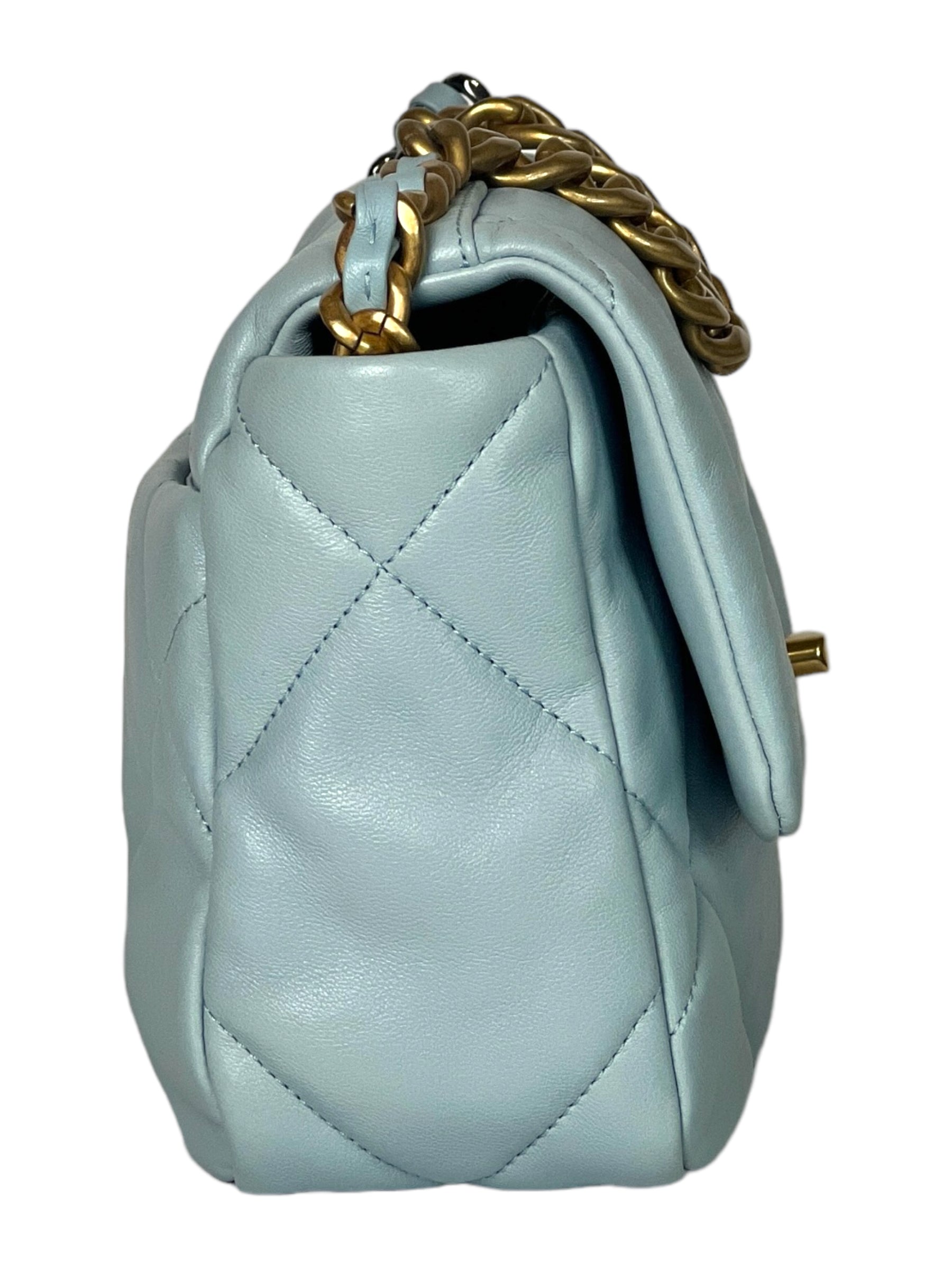 Chanel Borsa Chanel 19 Light Blue Borse