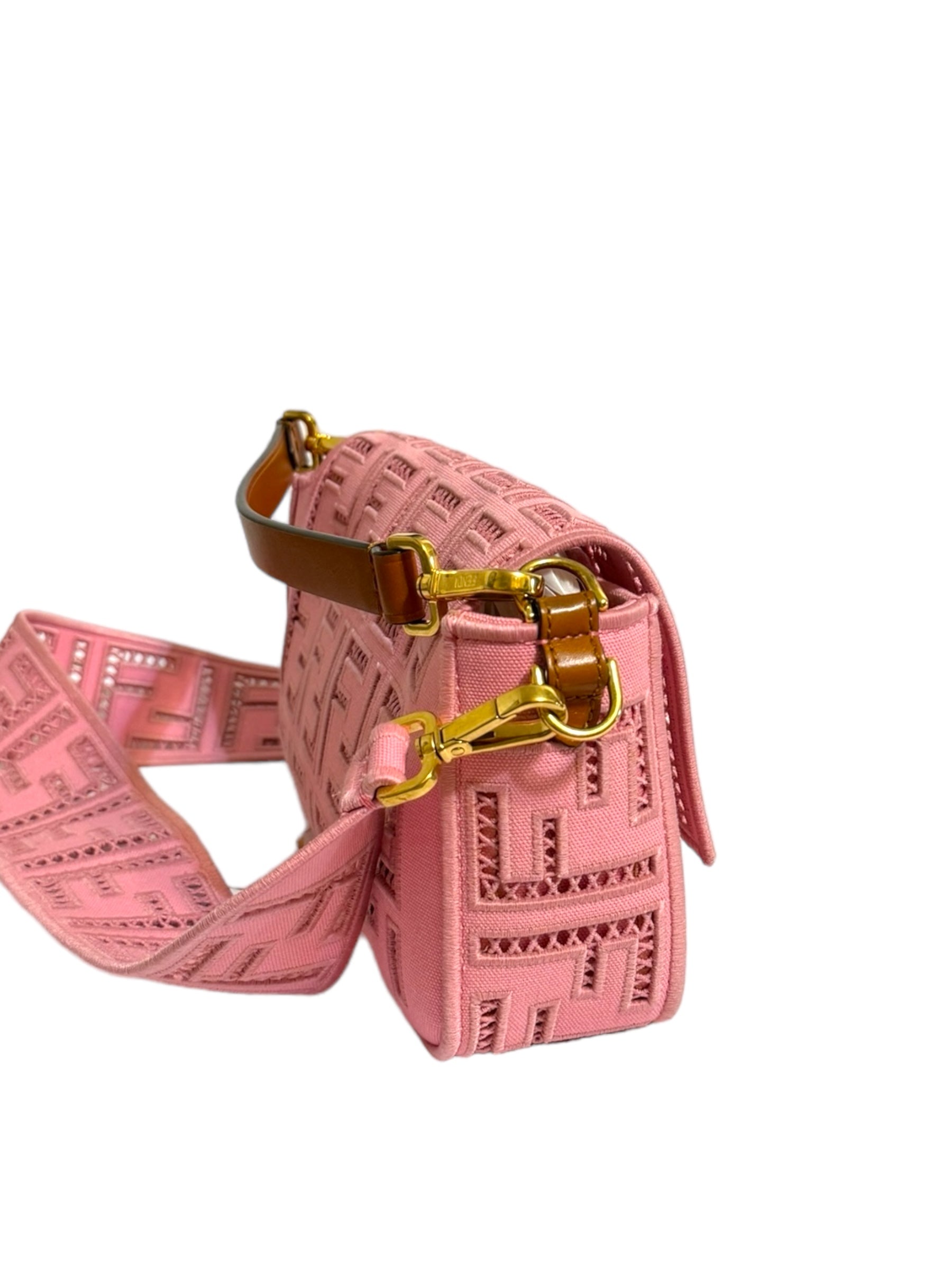 Fendi Borsa Fendi Baguette Tela Ricamata FF Borse