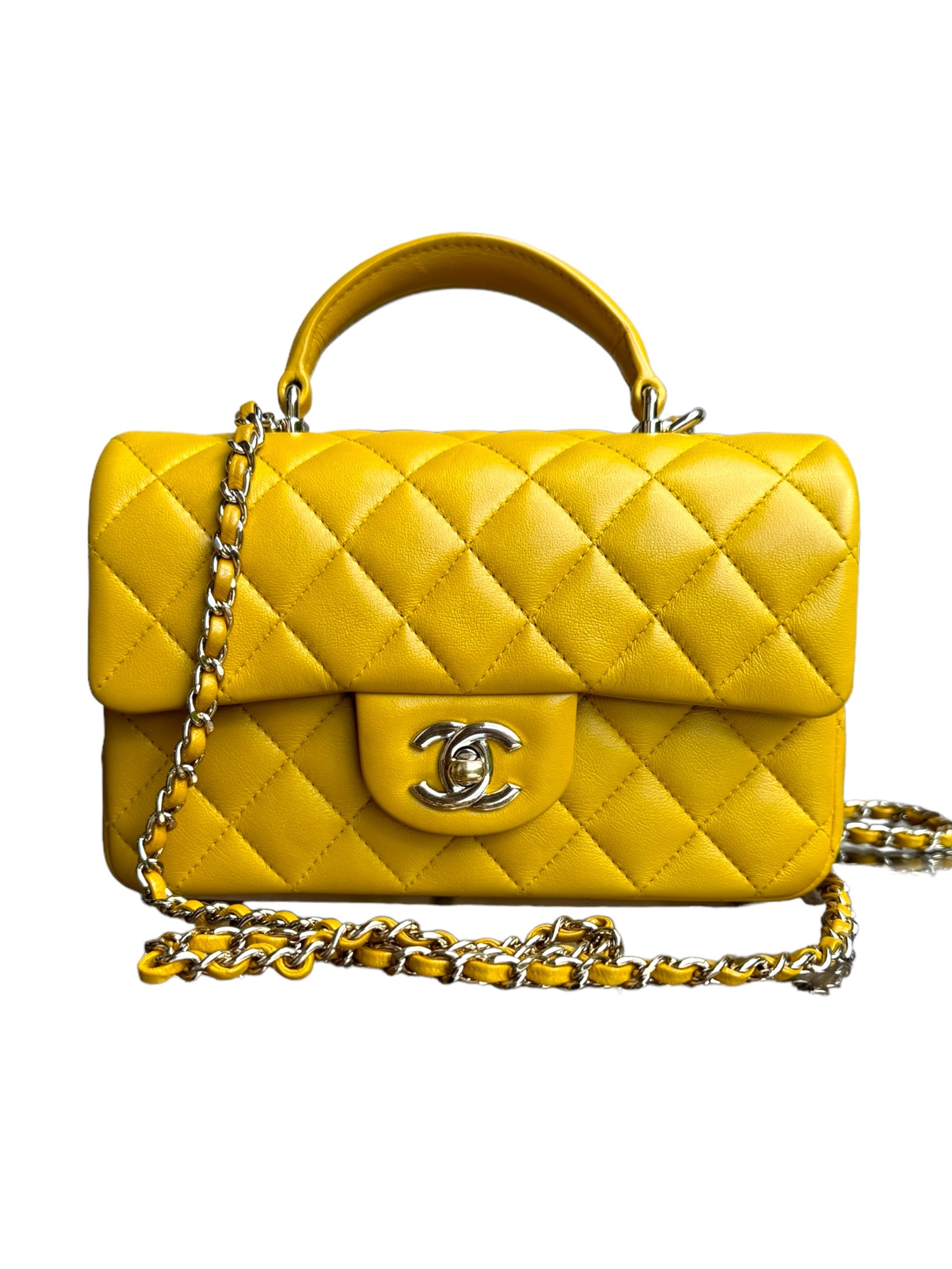 Chanel Borsa Chanel Mini Rectangular Top Handle Borse