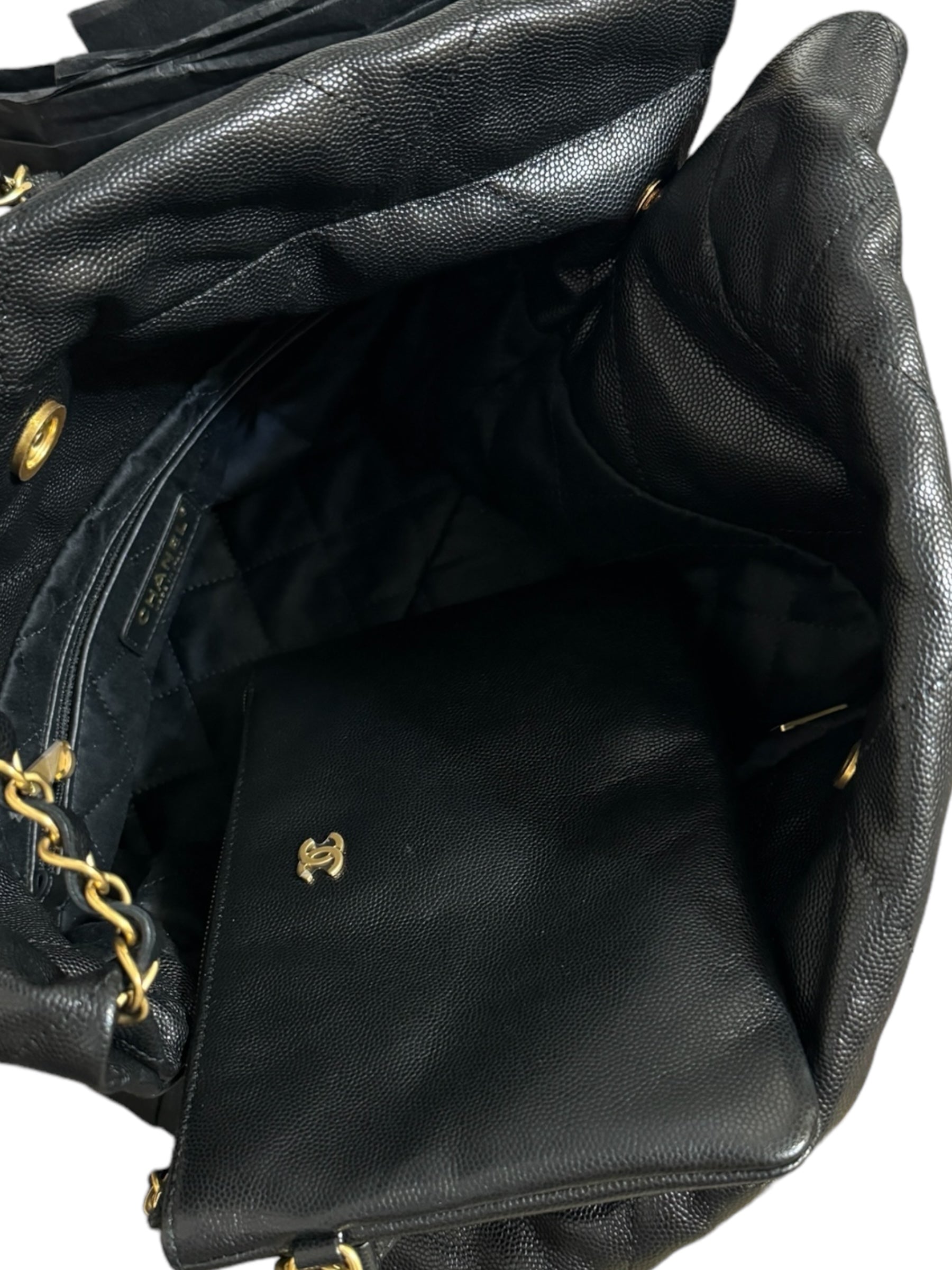 Chanel Borsa Chanel 22 Caviar Piccola Borse