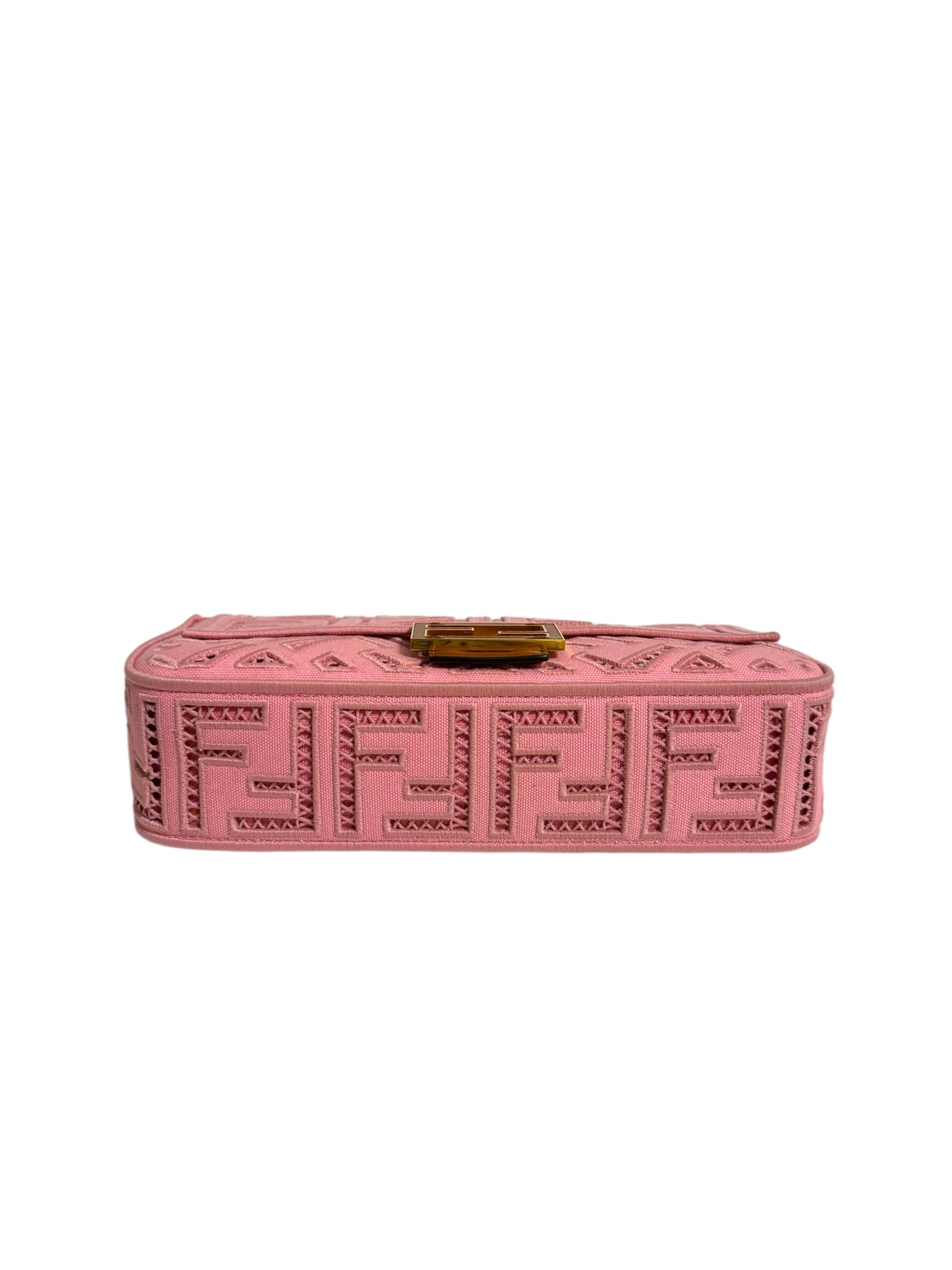 Fendi Borsa Fendi Baguette Tela Ricamata FF Borse