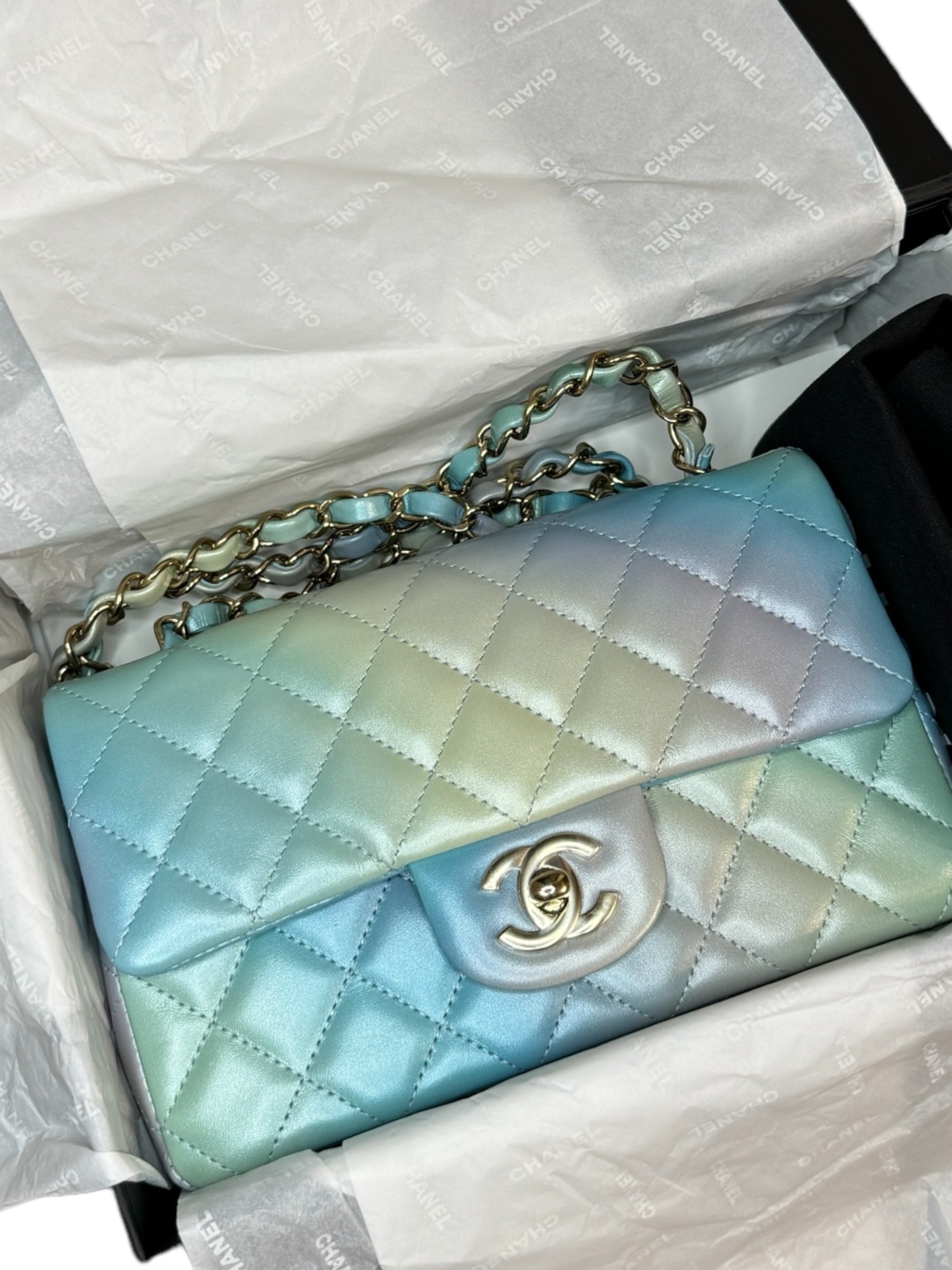 Chanel Borsa Chanel Mini Rectangular Tie-Dye Borse