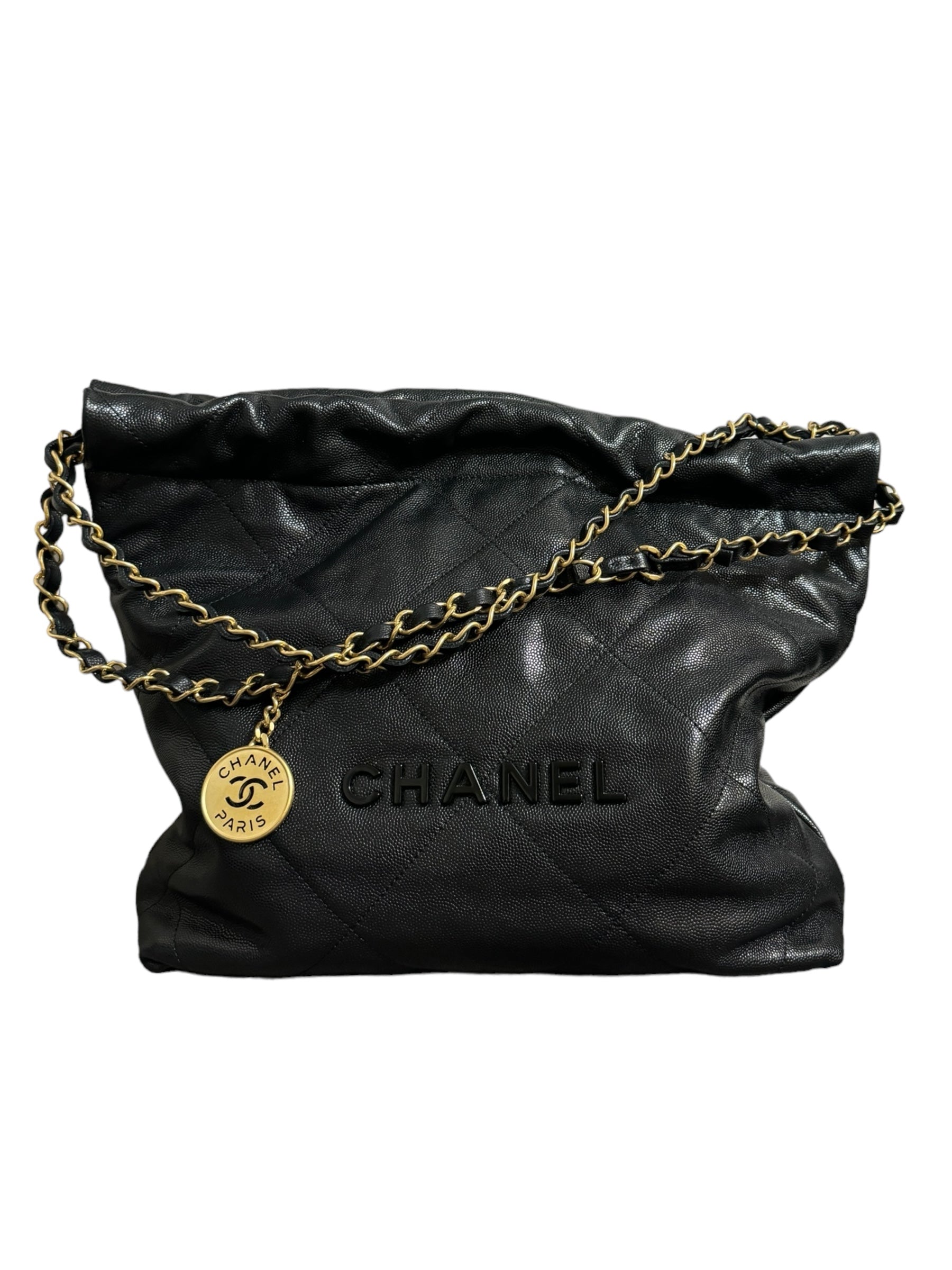 Chanel Borsa Chanel 22 Caviar Piccola Borse