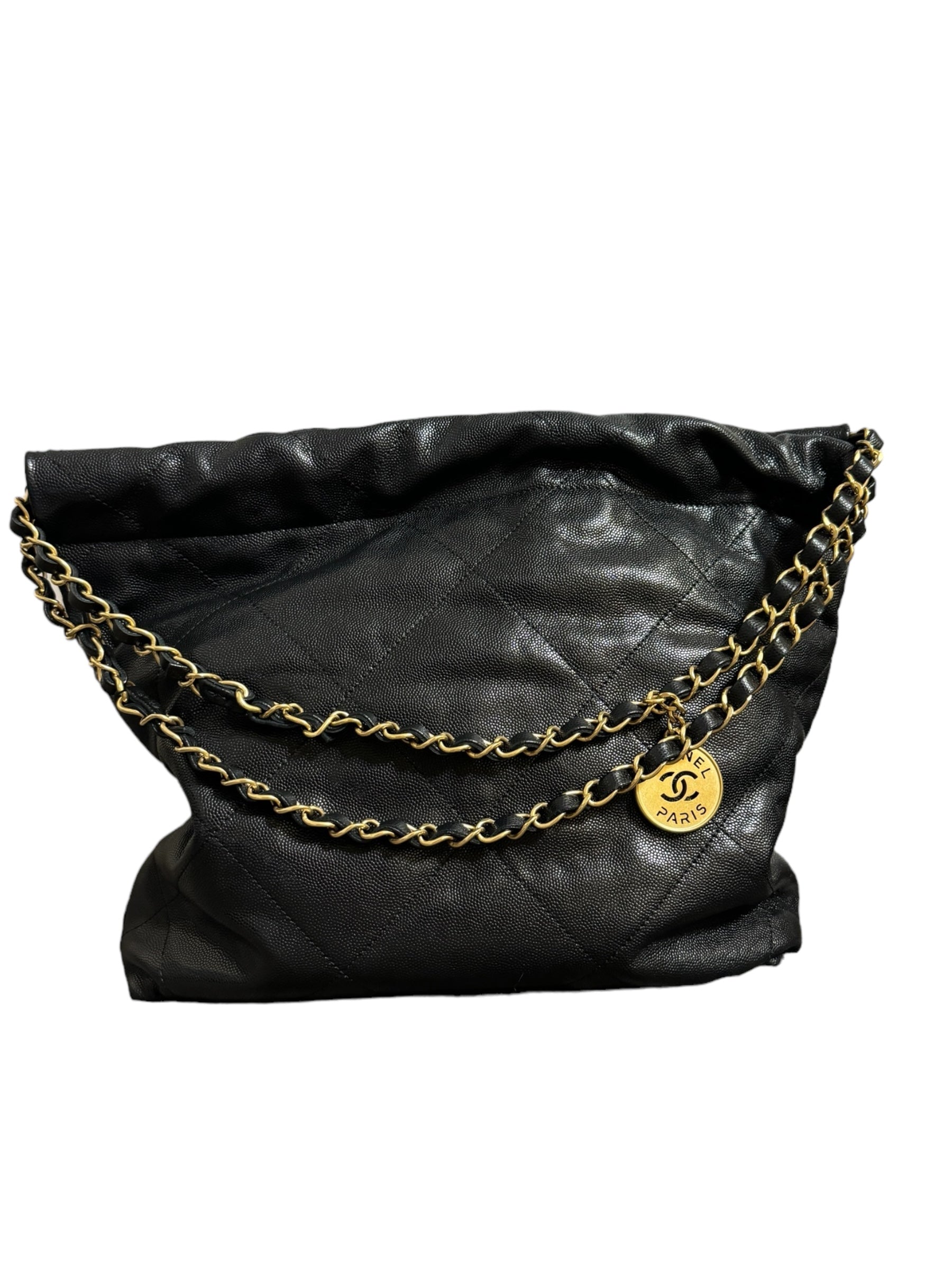 Chanel Borsa Chanel 22 Caviar Piccola Borse