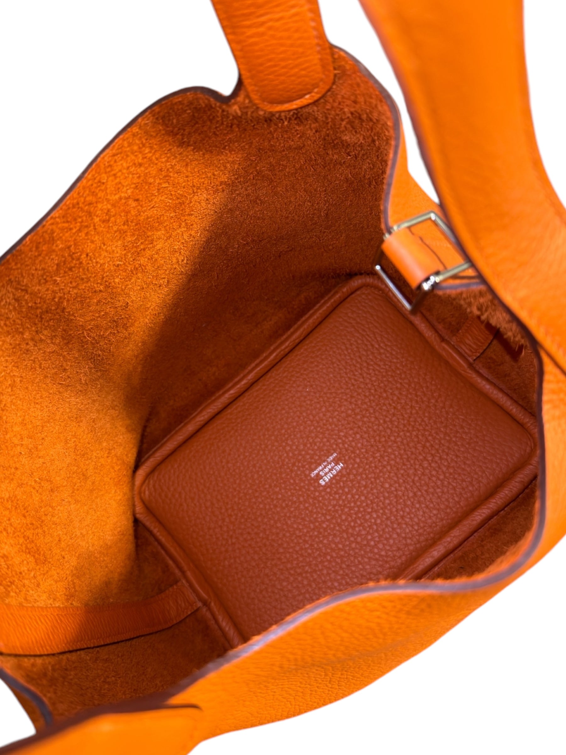 Hermès Borsa Hermès Picotin Lock 18 Orange Borse