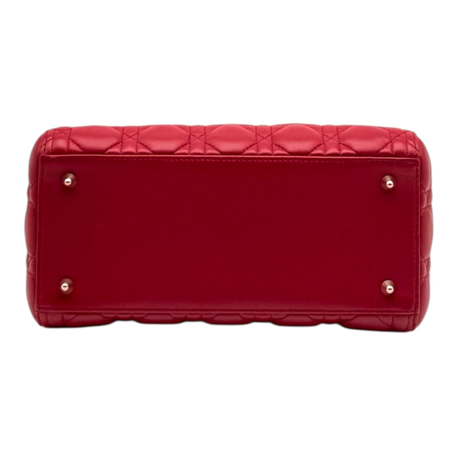 Dior Lady Dior Media Rosso Ciliegia Borse, Novità, Prodotti