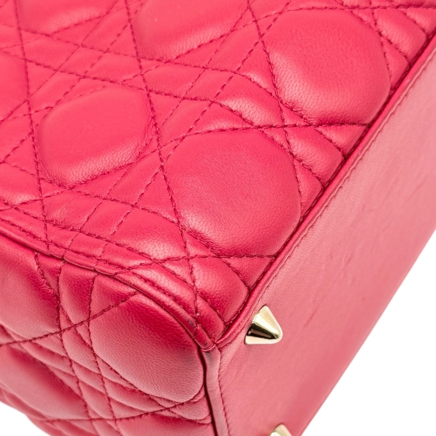 Dior Lady Dior Media Rosso Ciliegia Borse, Novità, Prodotti