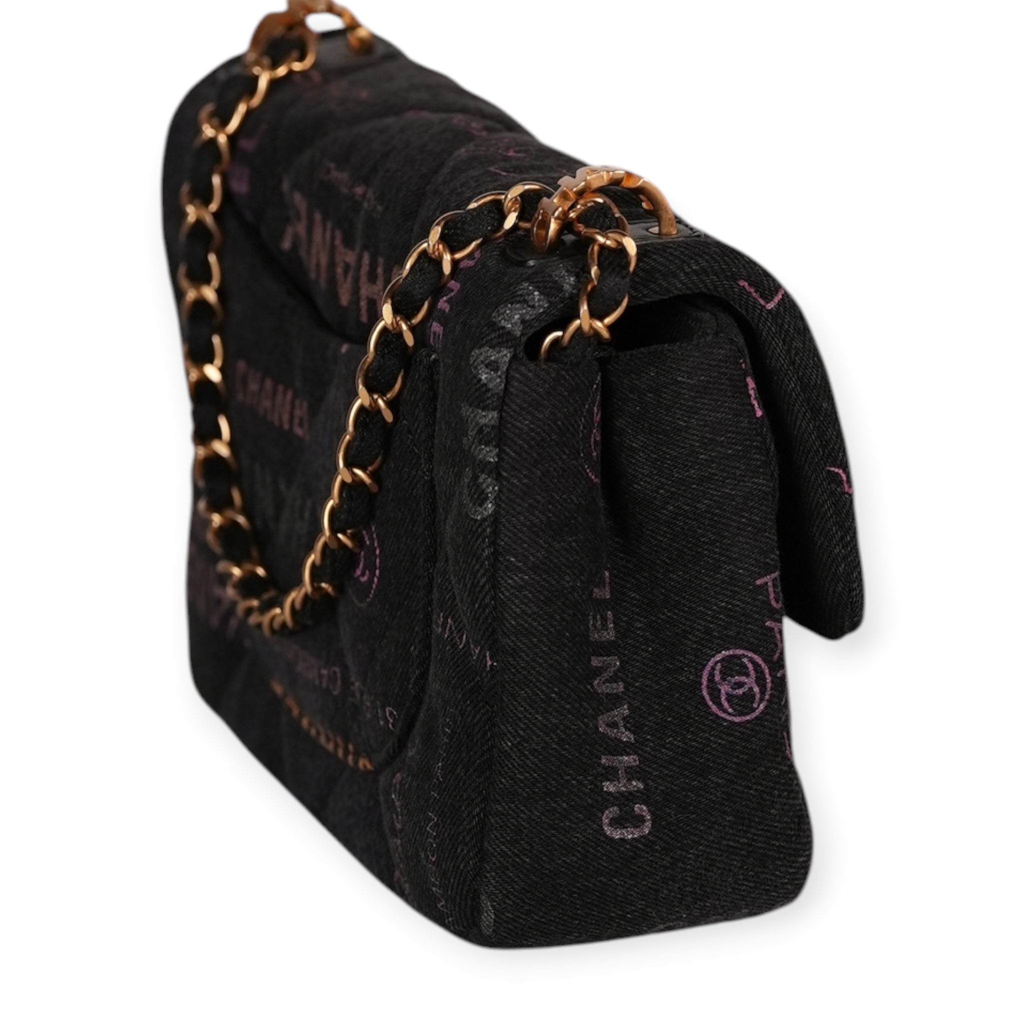 Chanel Chanel Mini Rectangular Denim Grafitti Borse, Novità
