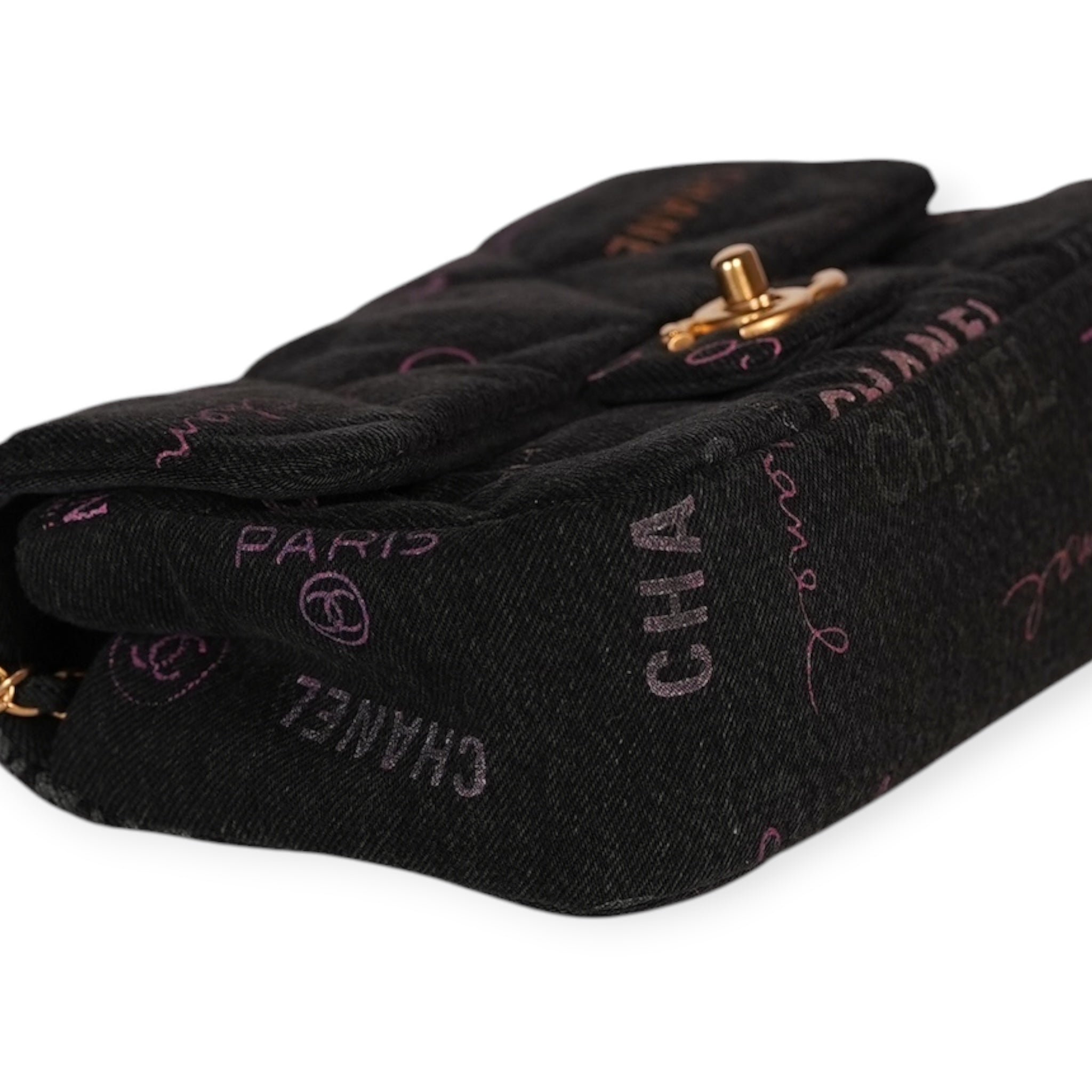 Chanel Chanel Mini Rectangular Denim Grafitti Borse, Novità
