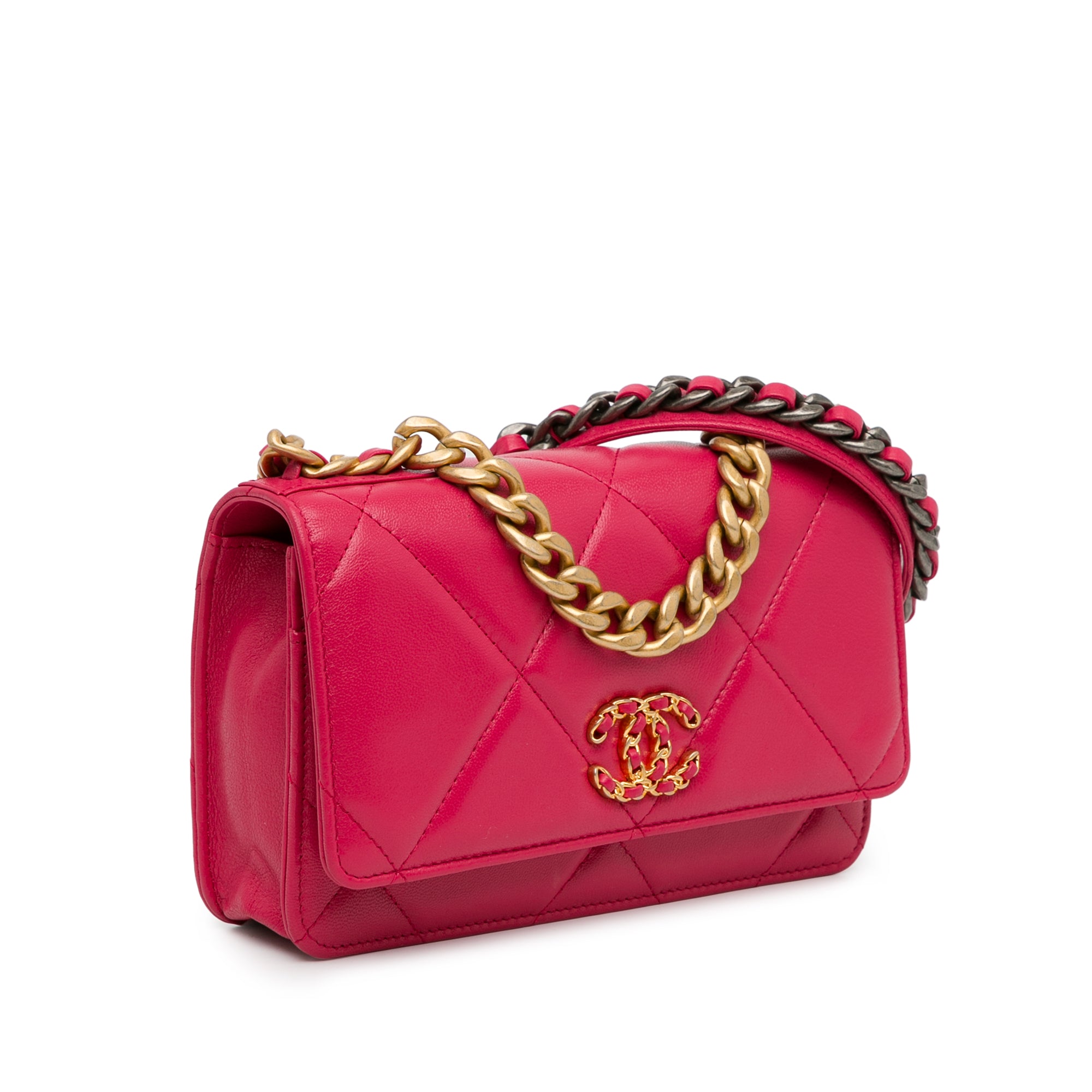Chanel Borsa Chanel 19 woc fucsia Borse