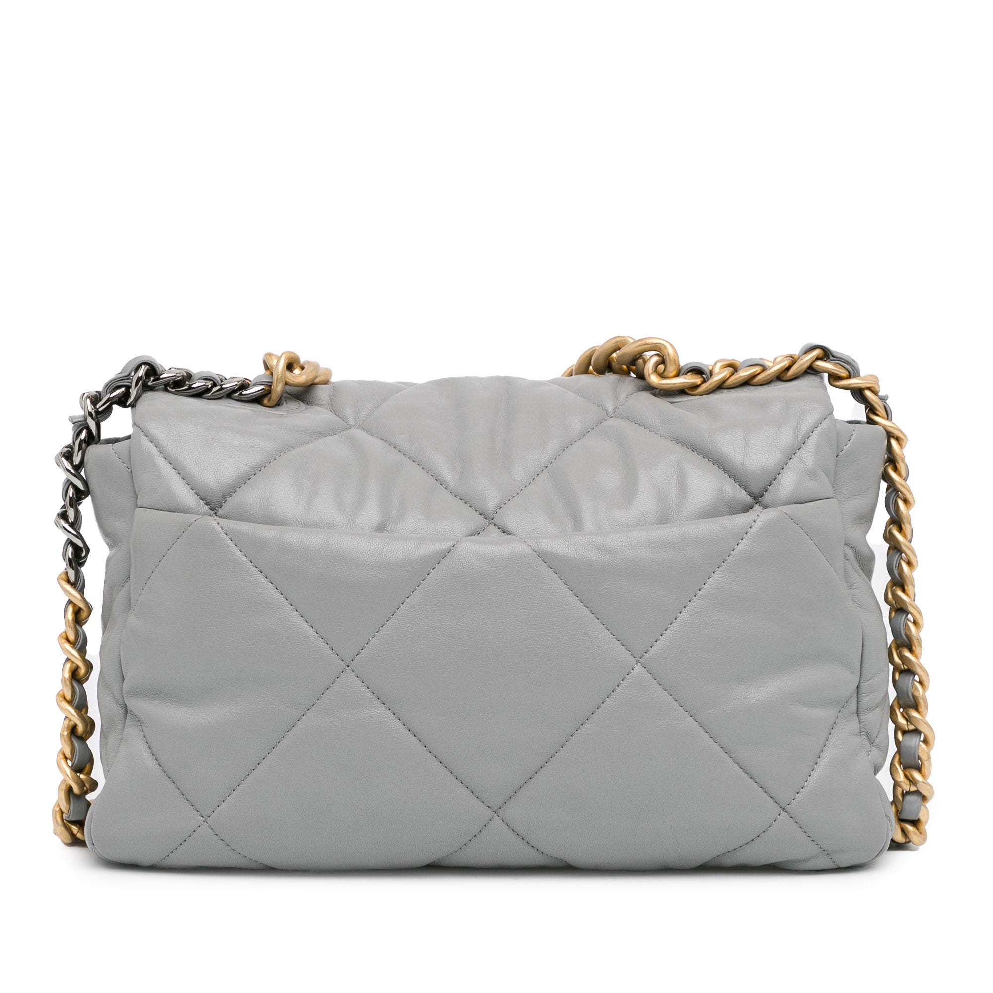 Chanel Borsa Chanel 19 grande Grey Borse
