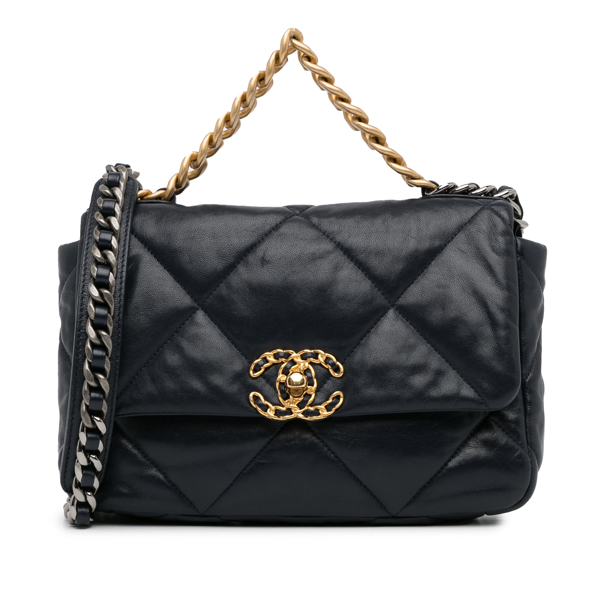 Chanel Borsa Chanel 19 Blue Borse