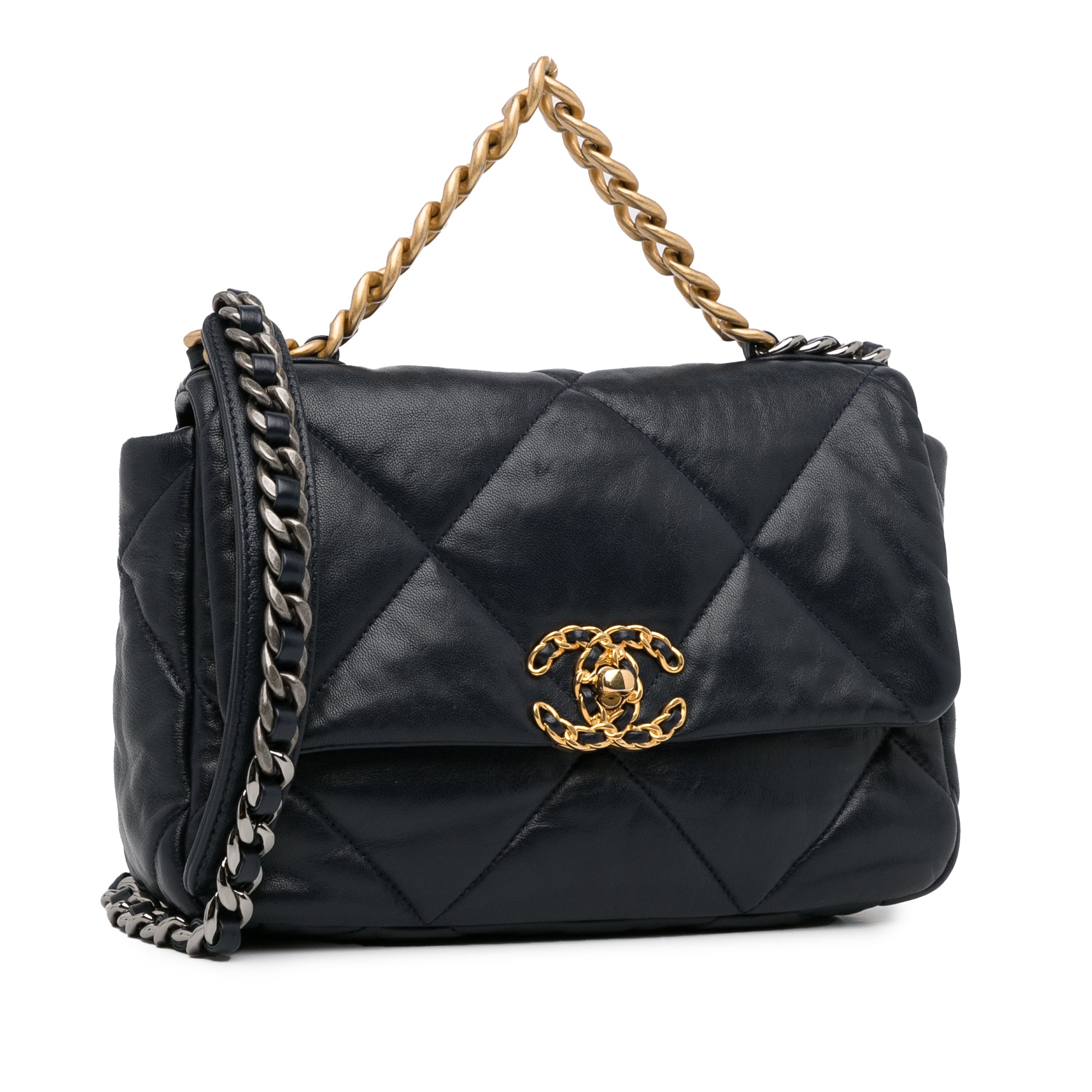 Chanel Borsa Chanel 19 Blue Borse